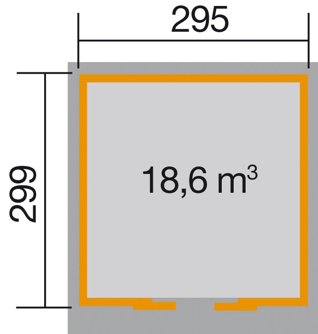 weka Gartenhaus »225 Gr.2«