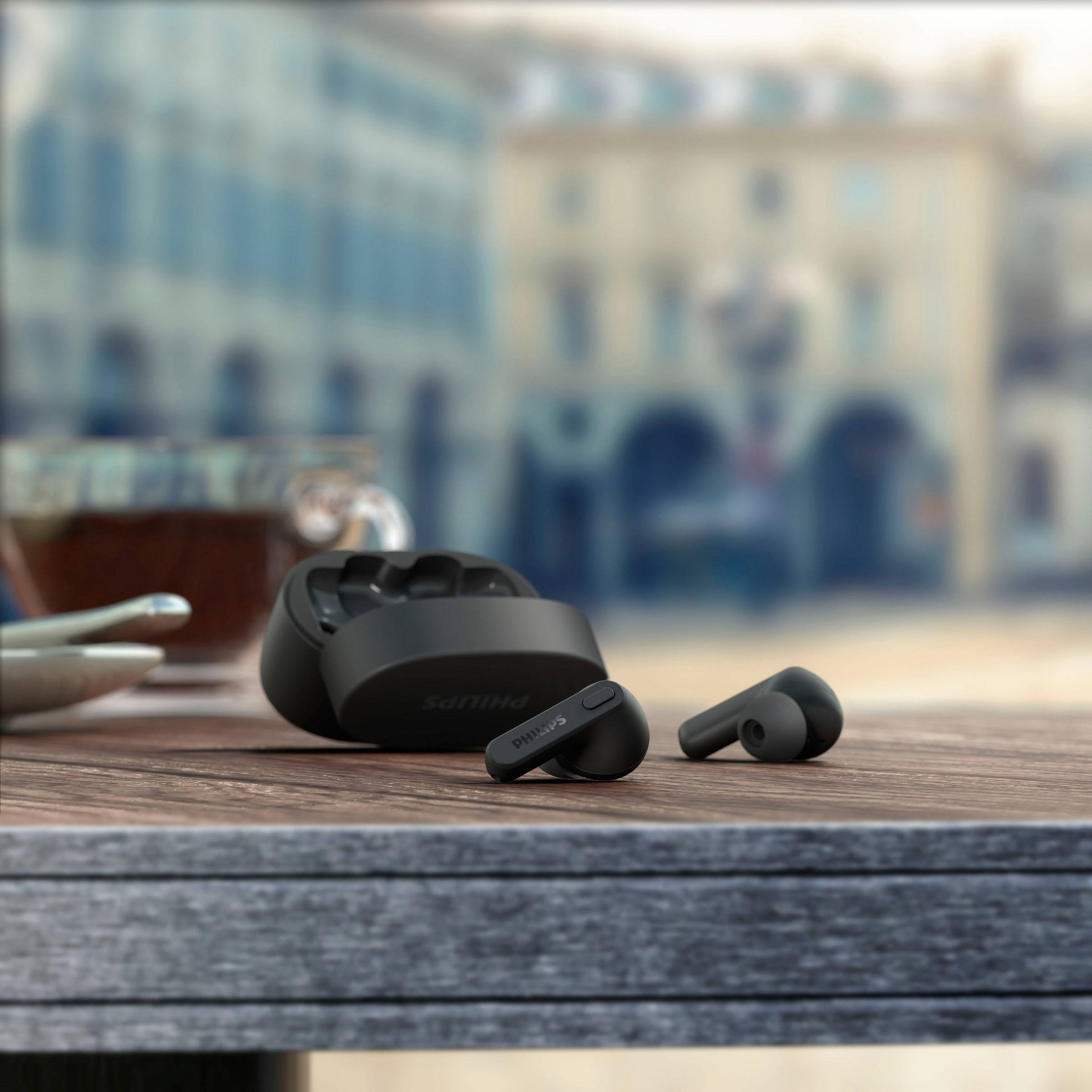 Philips wireless In-Ear-Kopfhörer »TAT2206«, Bluetooth-A2DP Bluetooth-AVRCP Bluetooth-HSP, True Wireless-Multi-Point-Verbindung-Rauschunterdrückung-integrierte Steuerung für Anrufe und Musik