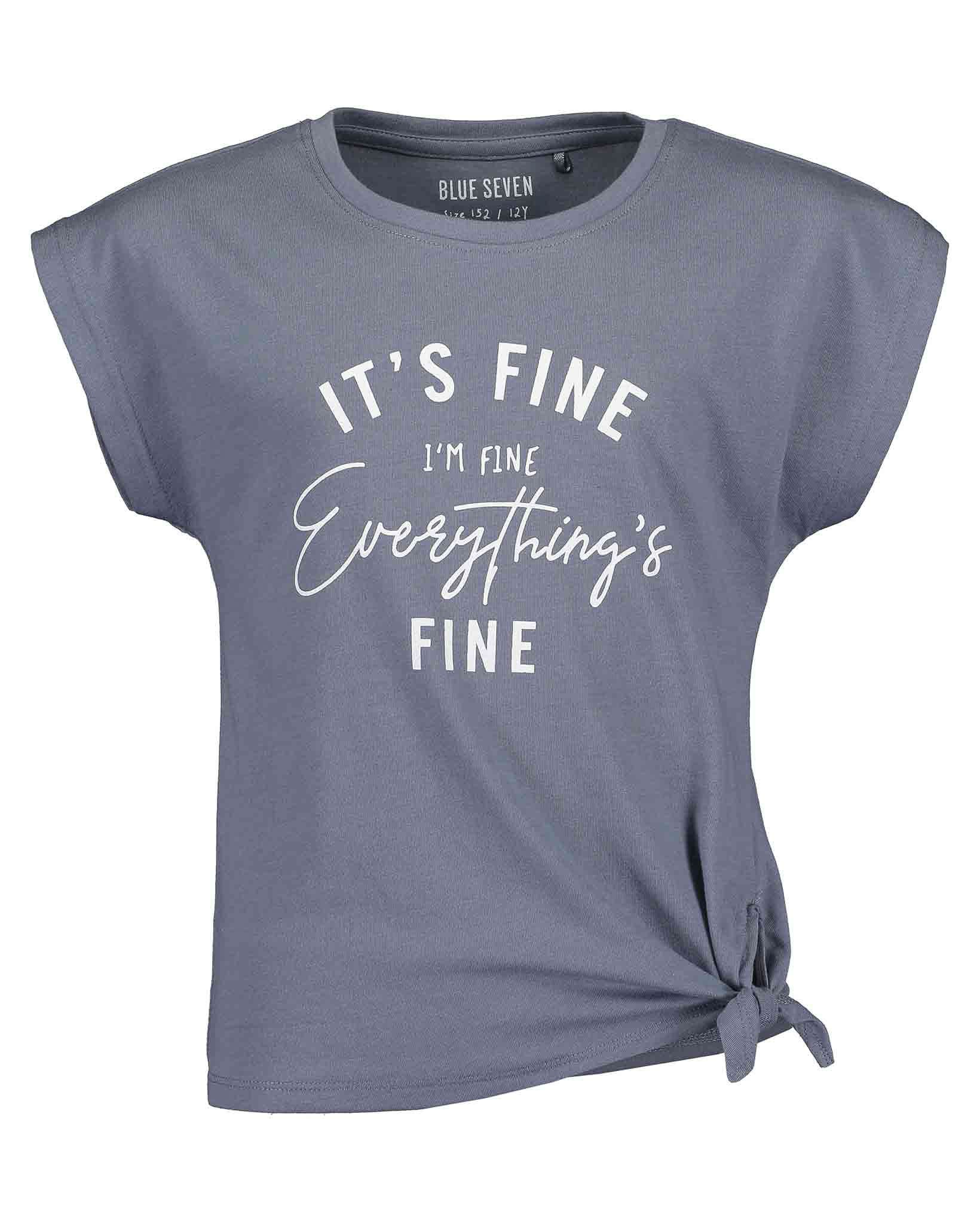 Blue Seven T-Shirt »Blue Seven Teenager Mädchen T-Shirts mit Knoten«, (2 tlg.)