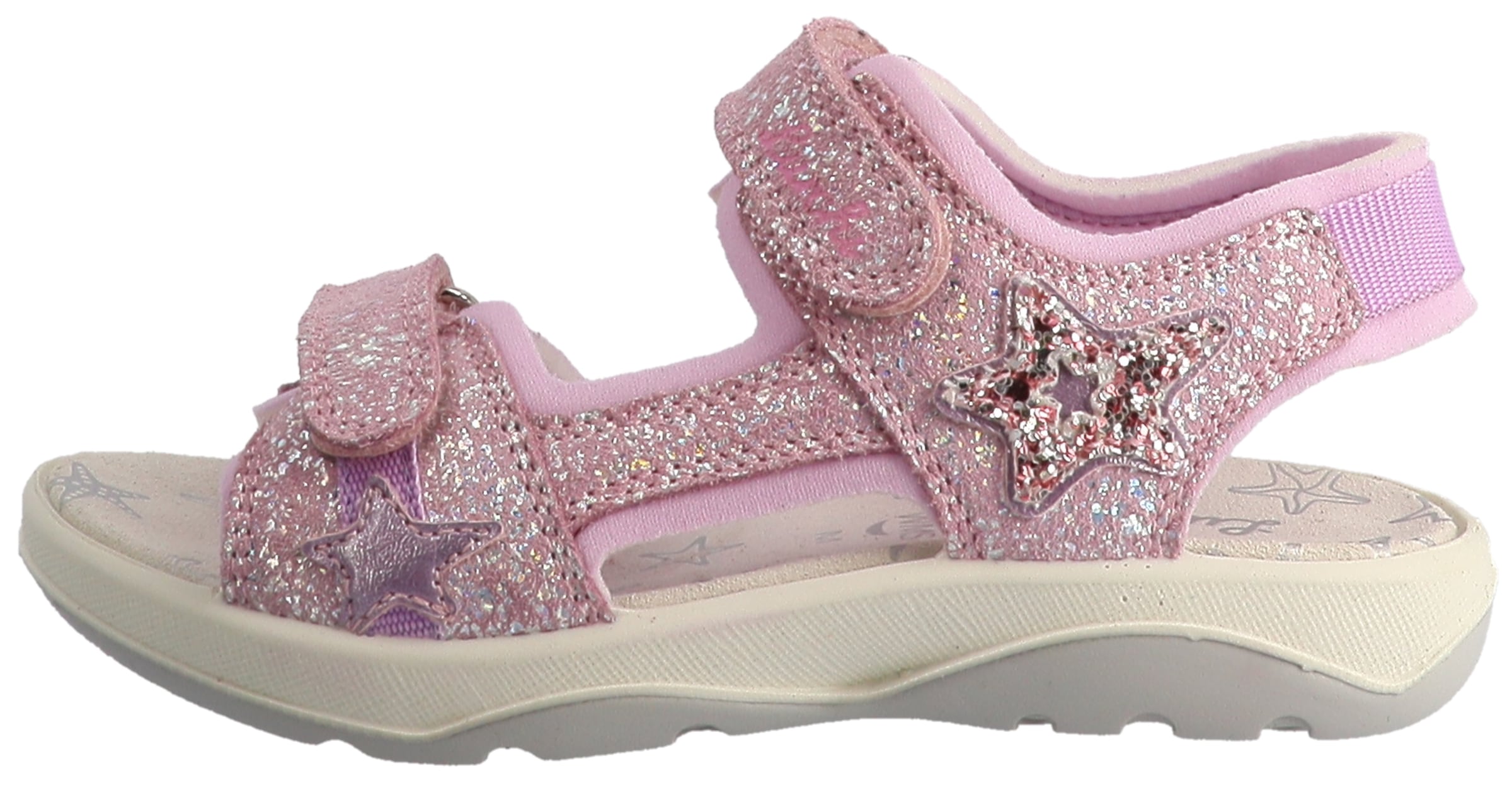 Lurchi Sandale »Fia 2«  Klettschuh mit Glitter, Größenschablone zum Download