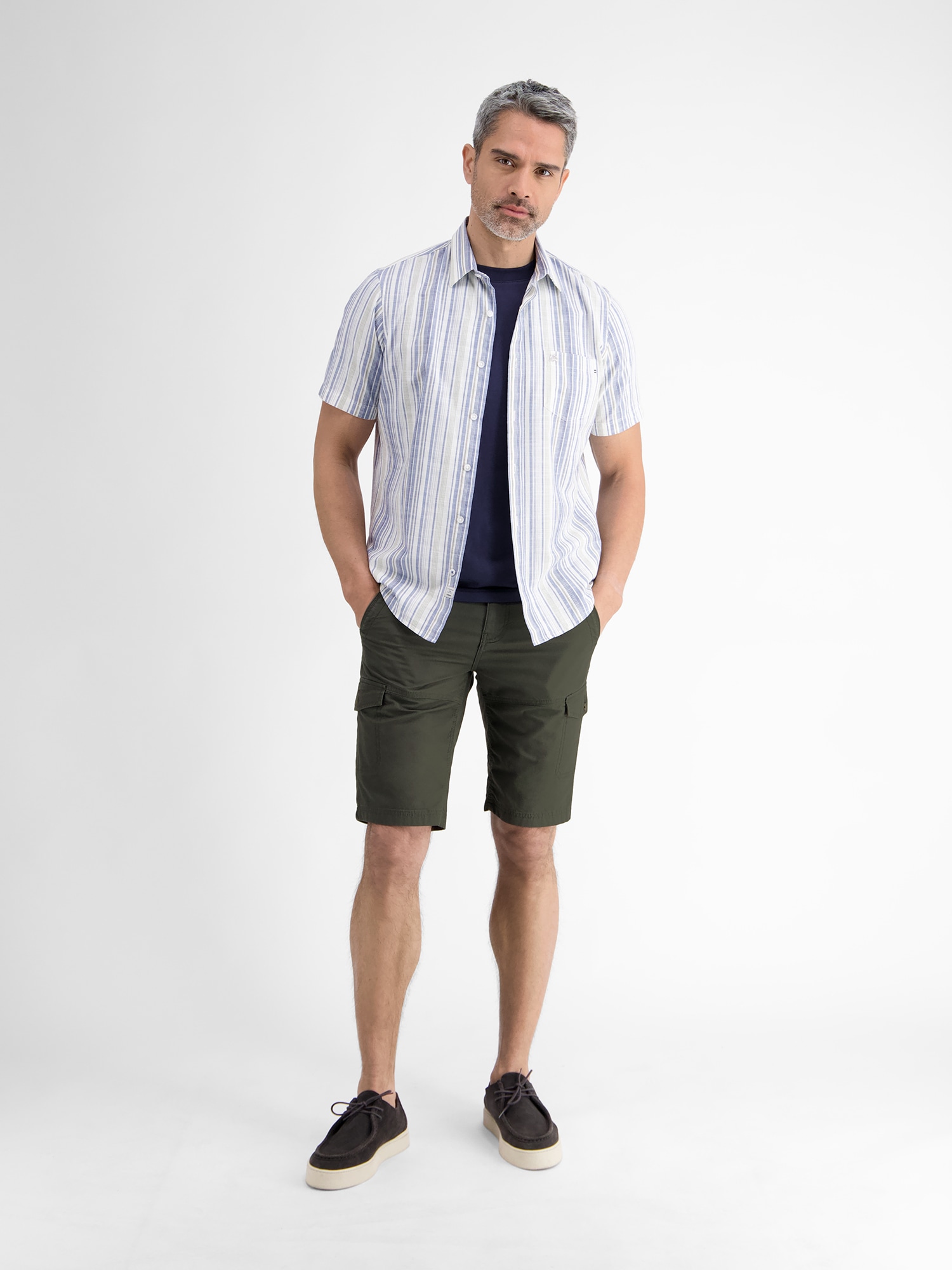 LERROS Cargohose »LERROS Lässige Herren Cargo-Bermuda, sommerlich leicht«