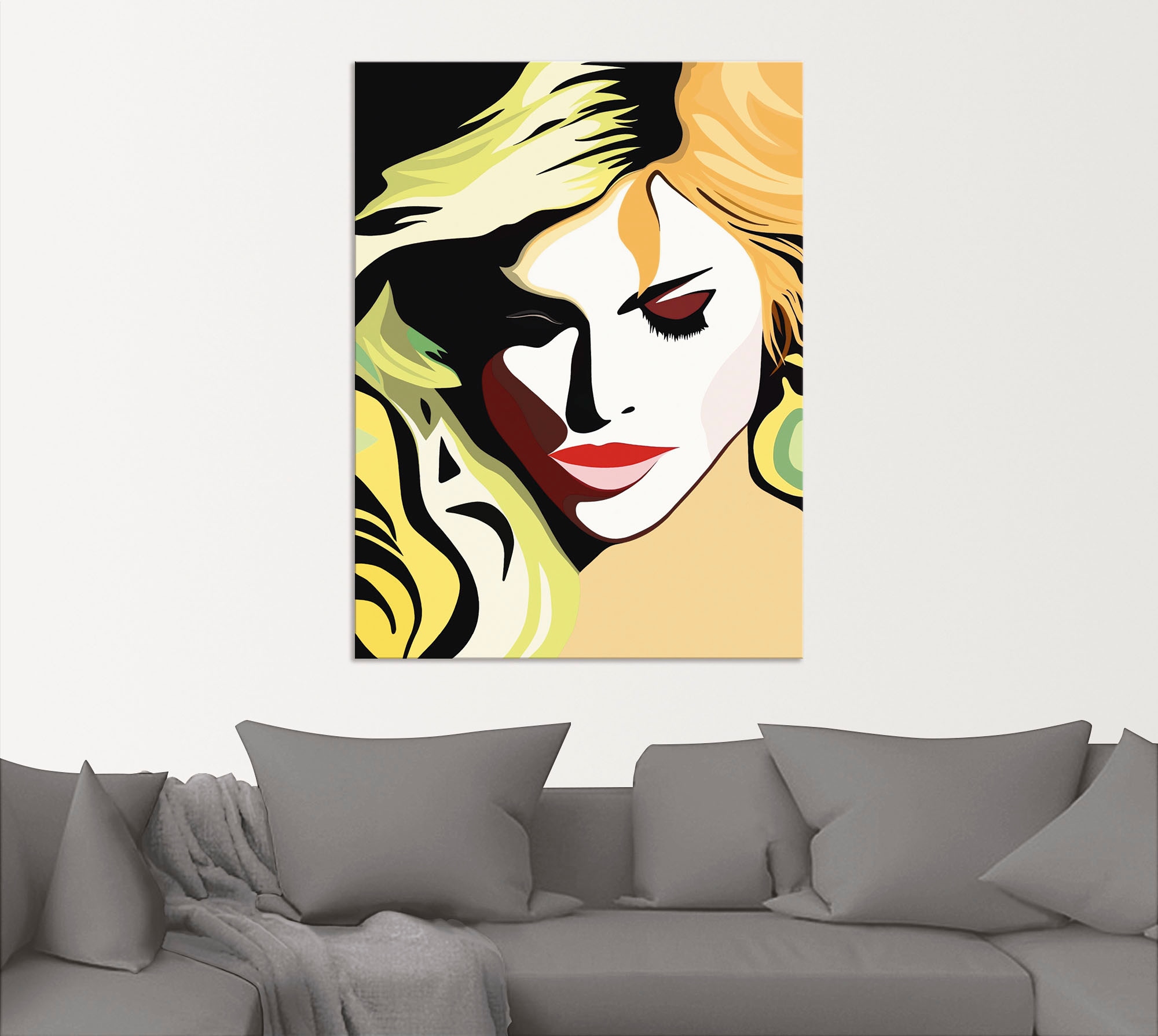 Artland Wandbild »Schöne Frau« Frau 1 Stk. tlg. als Alubild, Leinwandbild in verschied. Größen