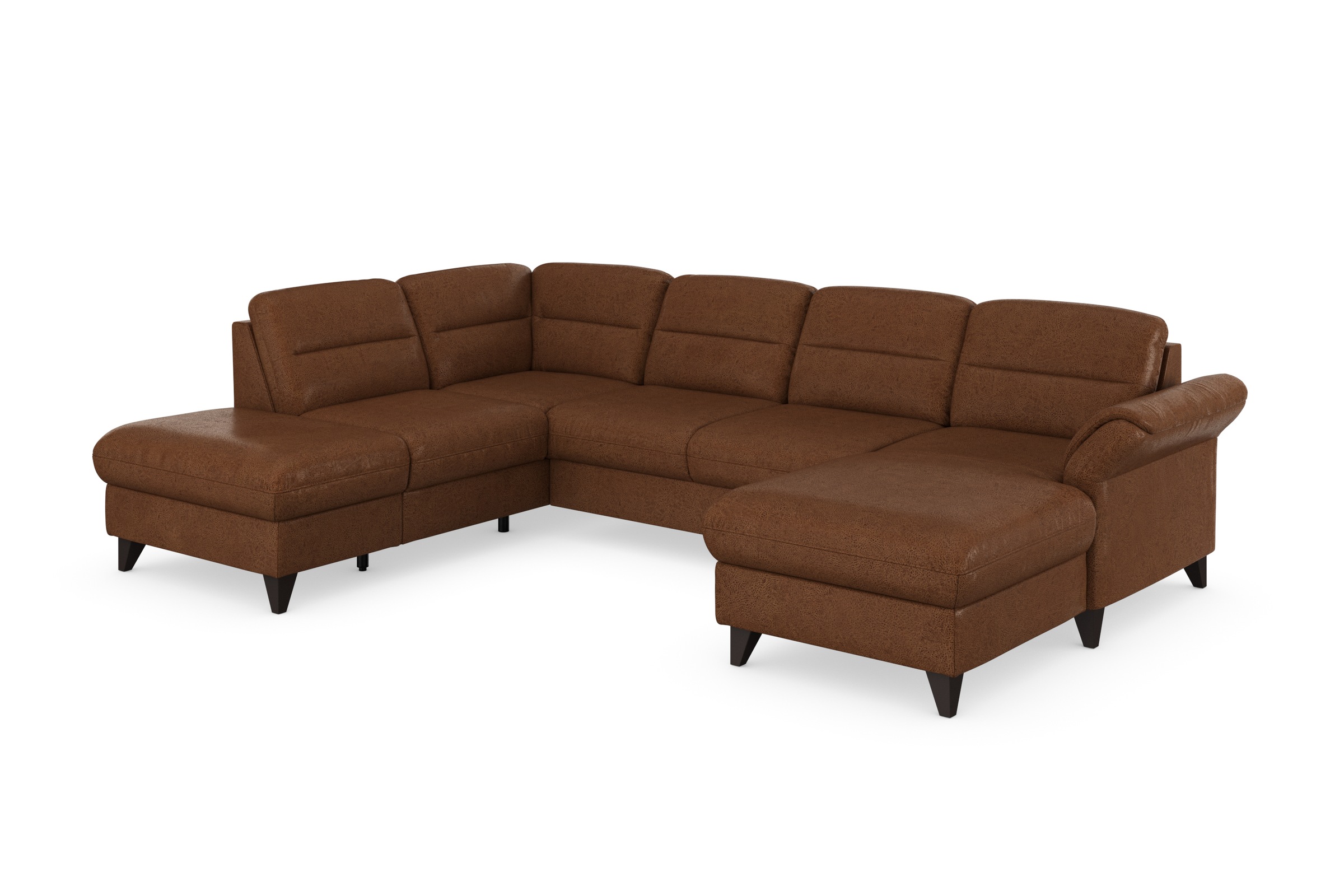 sit&more Wohnlandschaft »Mellum U-Form«, Federkern, wahlweise mit Bettfunktion, Stauraum und Armteilfunktion