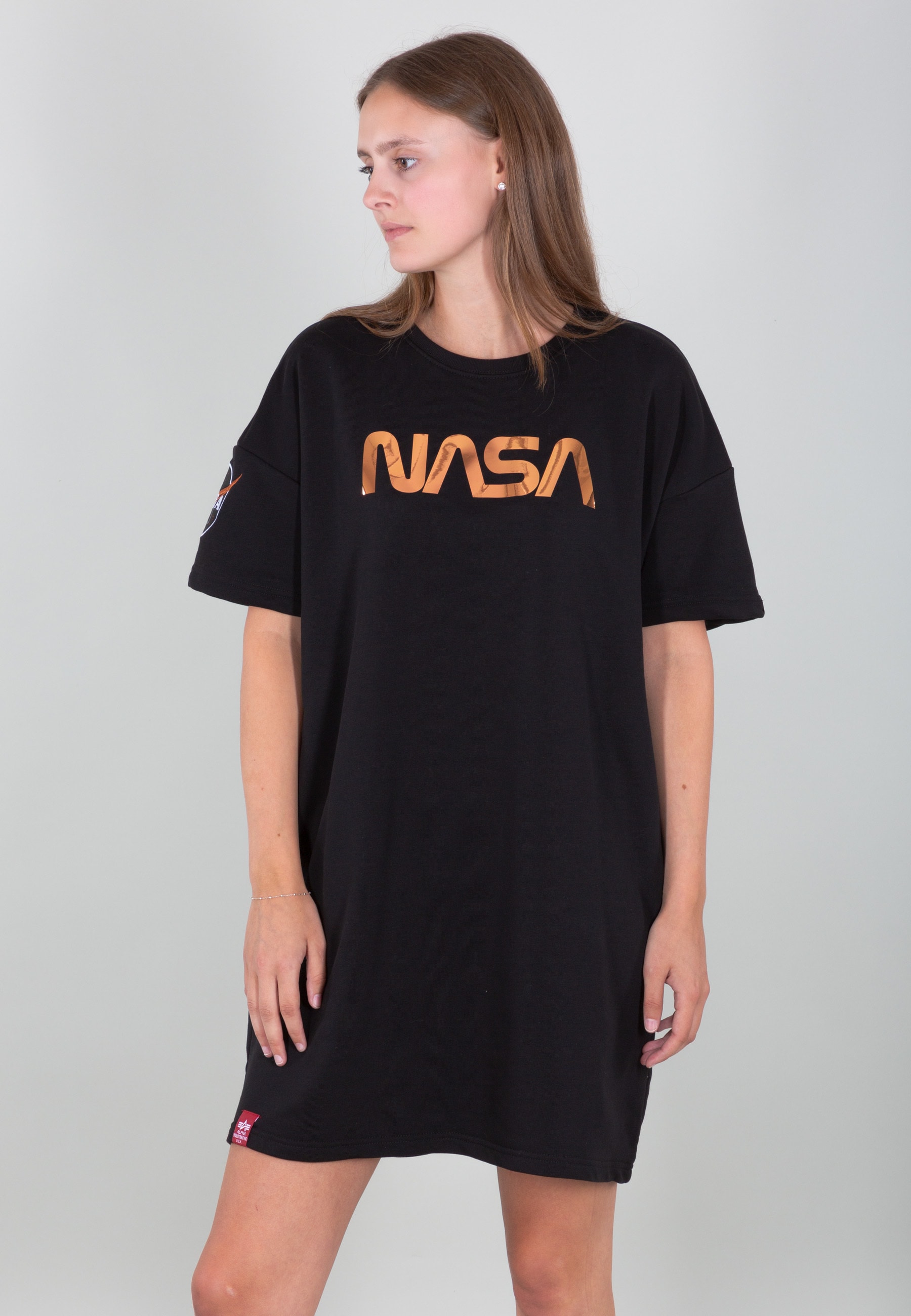 Alpha Industries T-Shirt »Alpha Industries Women - T-Shirts NASA Long T OS Women«