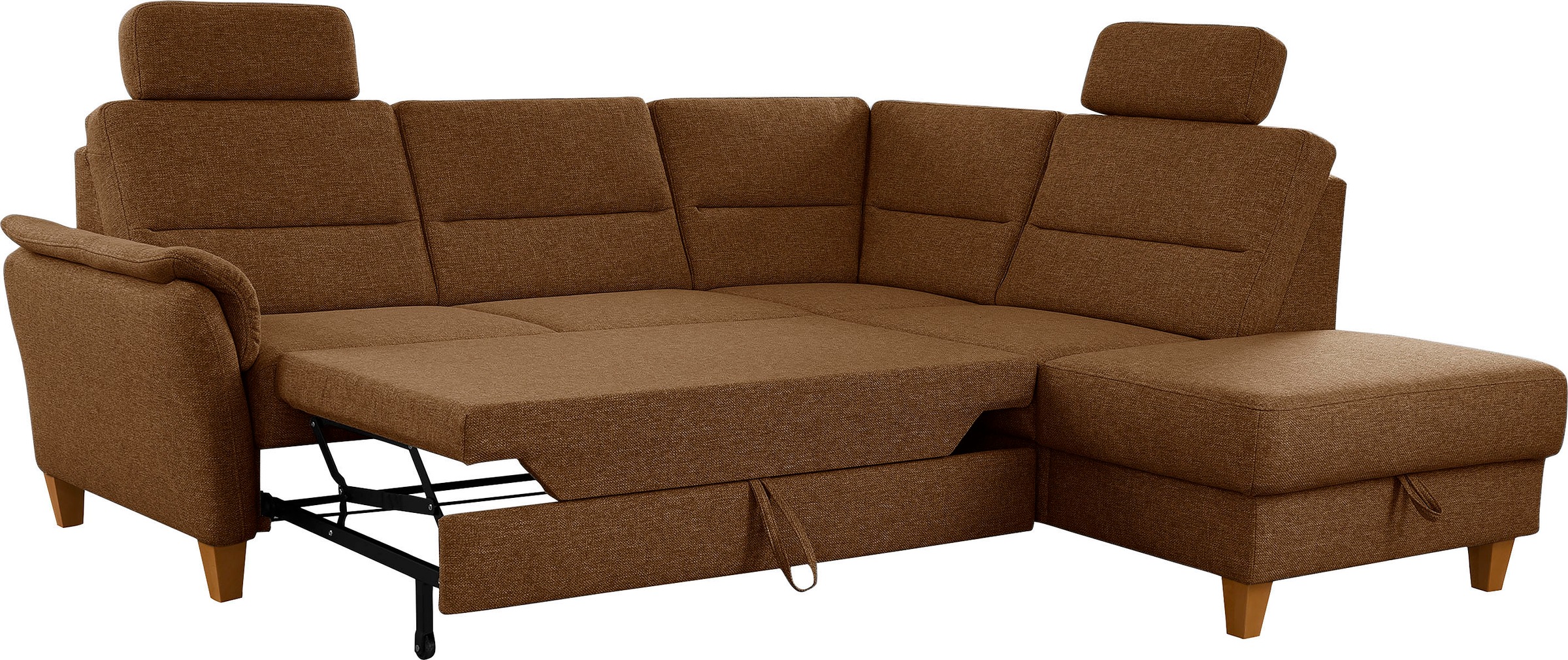 Home affaire Ecksofa »Palmera L-Form, B: 236 cm«, optional Bettfunktion & Bettkasten, Federkern