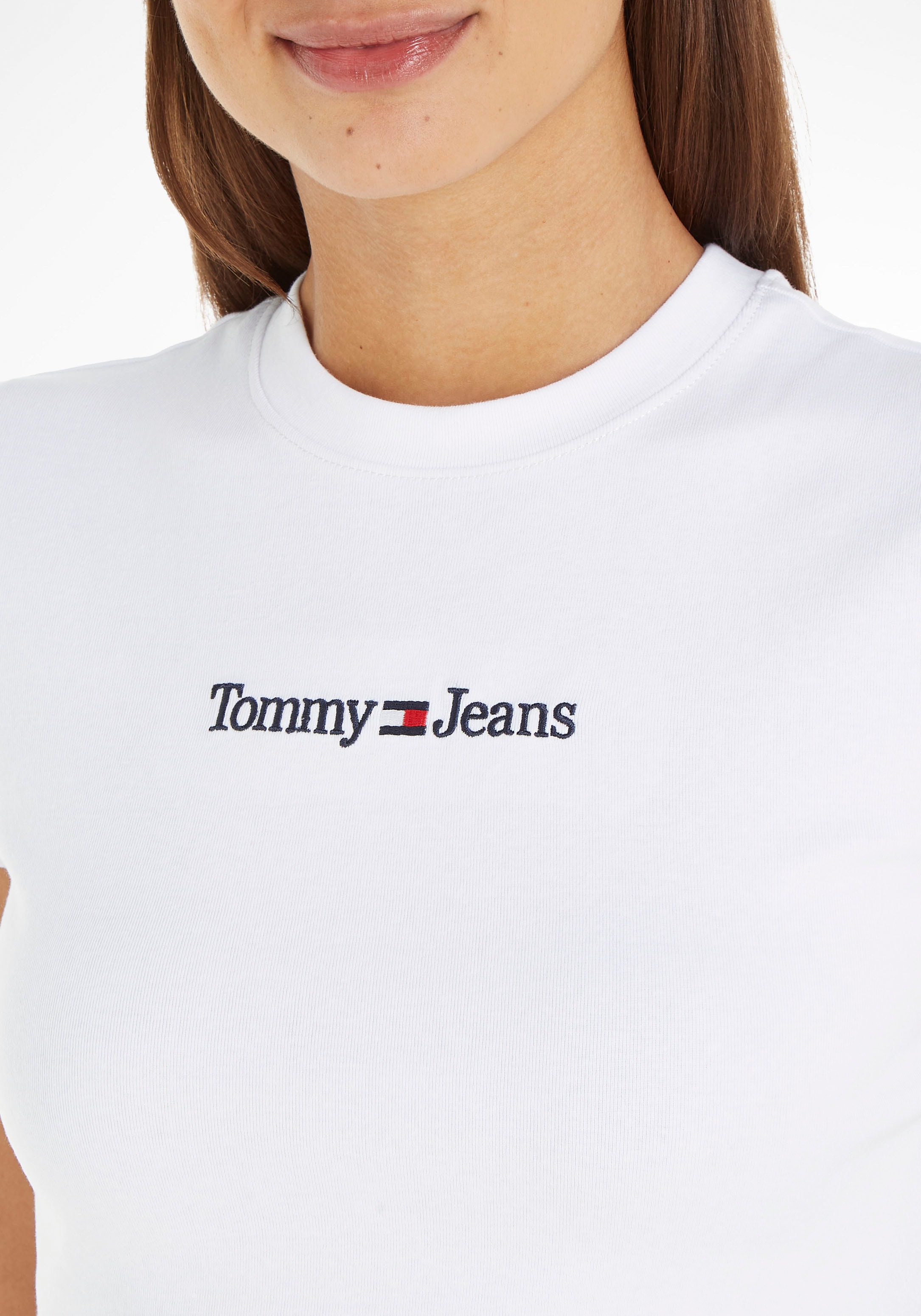 Tommy Jeans Kurzarmshirt »TJW BABY SERIF LINEAR SS«