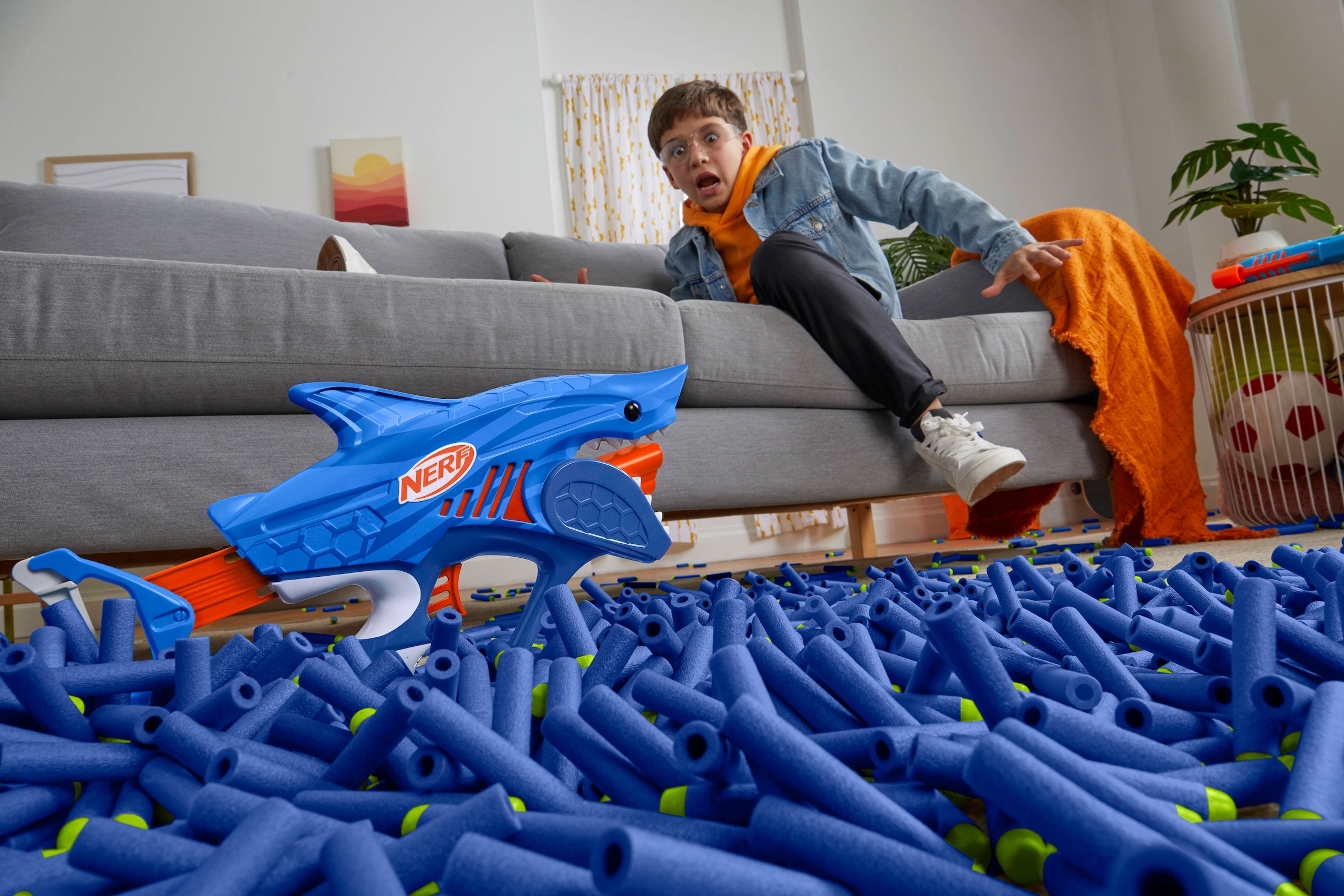 Hasbro Blaster »Nerf Jr Wild Sharkfire«