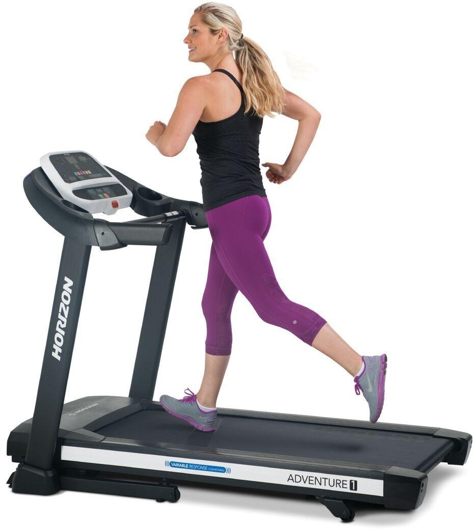 Horizon Fitness Laufband »Adventure 1«, (mit Ausklappautomatik Soft-Drop-System), bis max. 18 km/h, klappbar