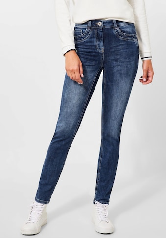 Cecil 5-Pocket-Jeans »Style Toronto«, mit Kontrastnähten an den Gürtelschlaufen kaufen