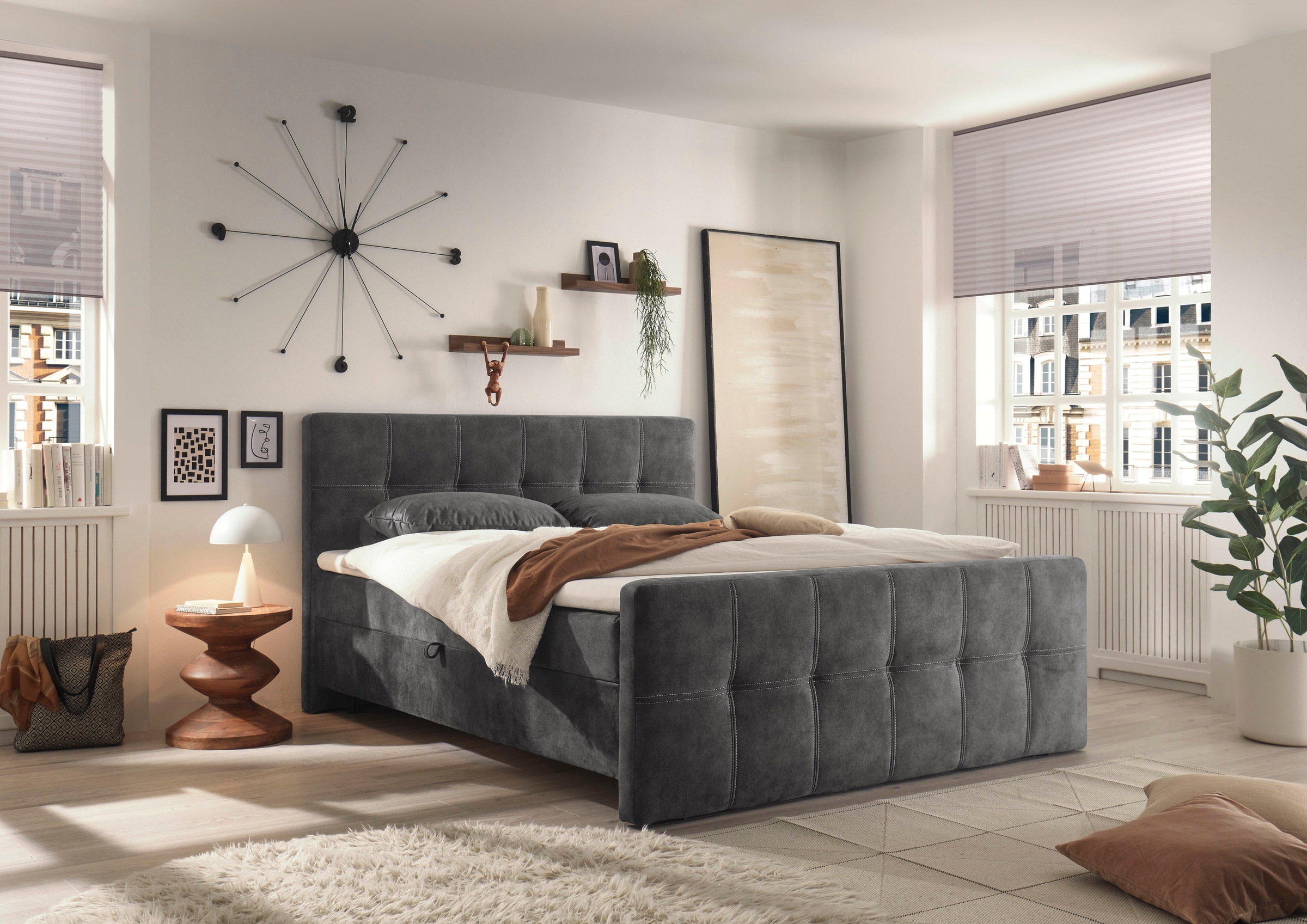 ED EXCITING DESIGN Boxbett »Valetta«, mit Bettkasten