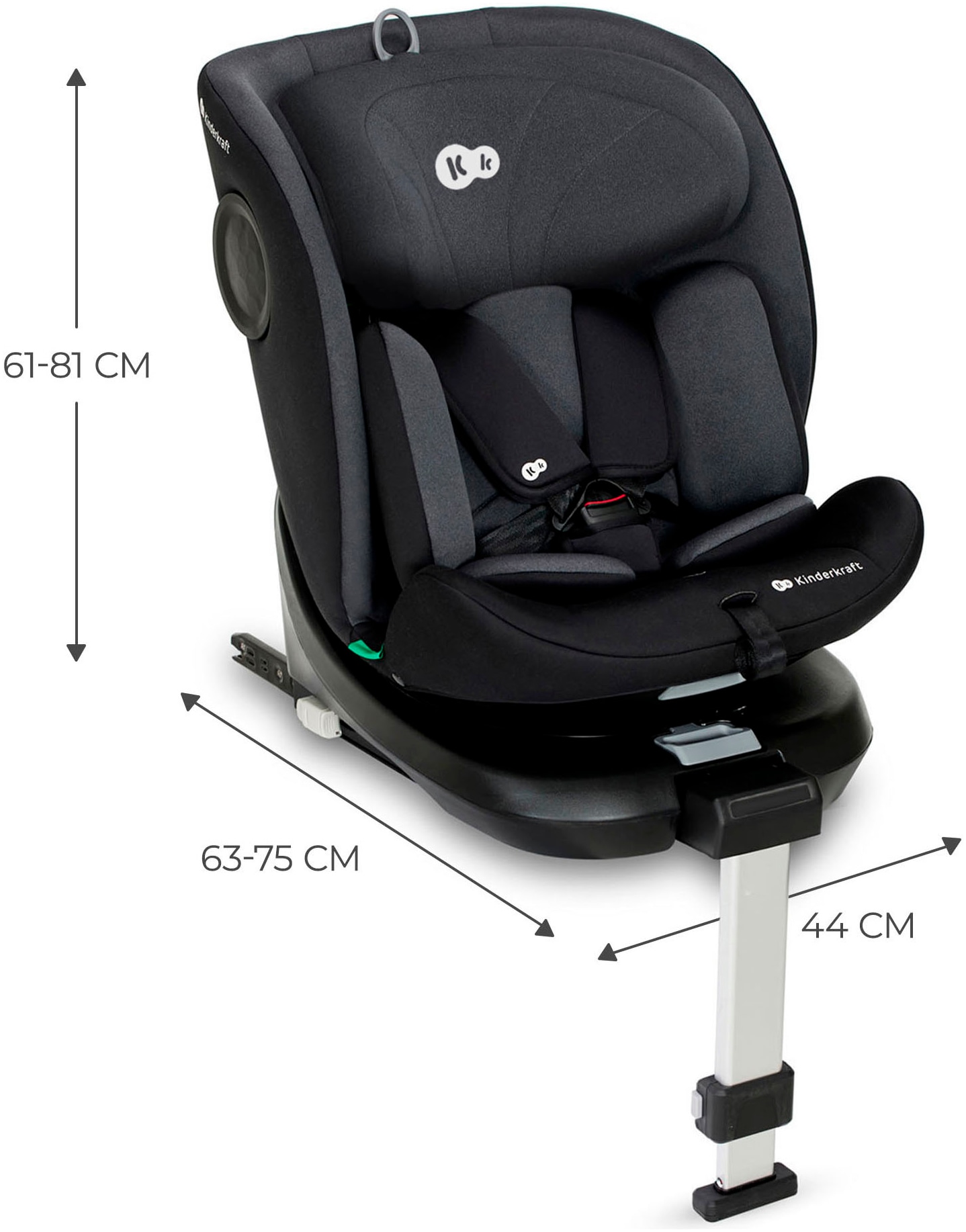 Kinderkraft Autokindersitz »I-360 i-Size« 360° – drehbarer Kindersitz
