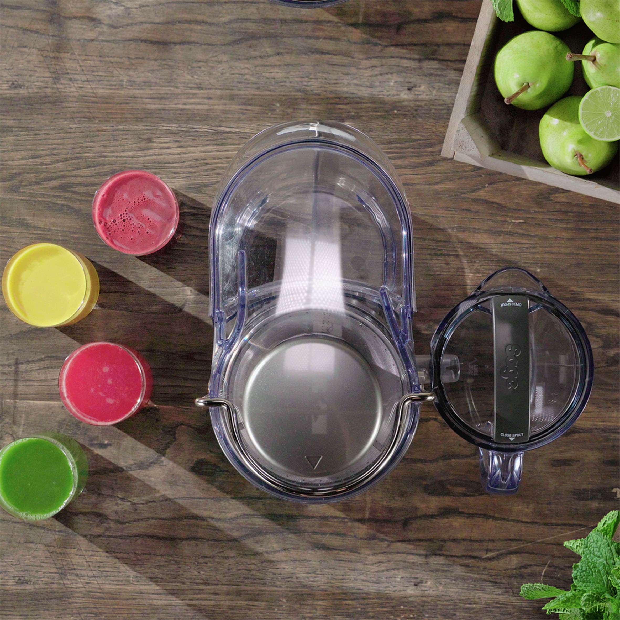 Sage Entsafter »SJE530BSS4 the Nutri Juicer® Cold Plus«, 1300 W, Gebürstetes Edelstahlgrau