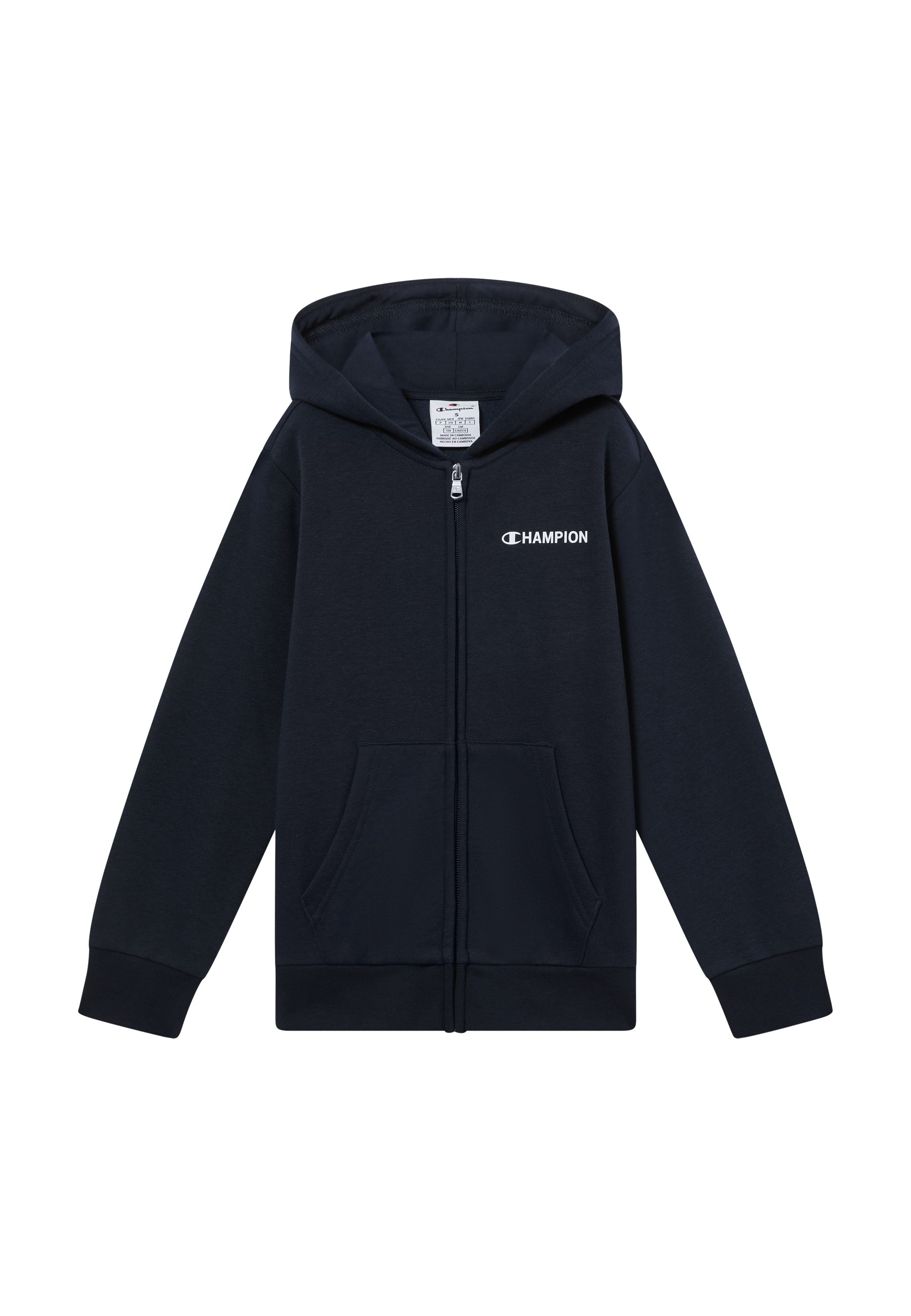 Champion Kapuzensweatjacke »SPORTWEAR ZIP-UP HOODIE Standard Fit« mit Kapuze, aus Baumwolle und Polyester, für Kinder und Jugendliche