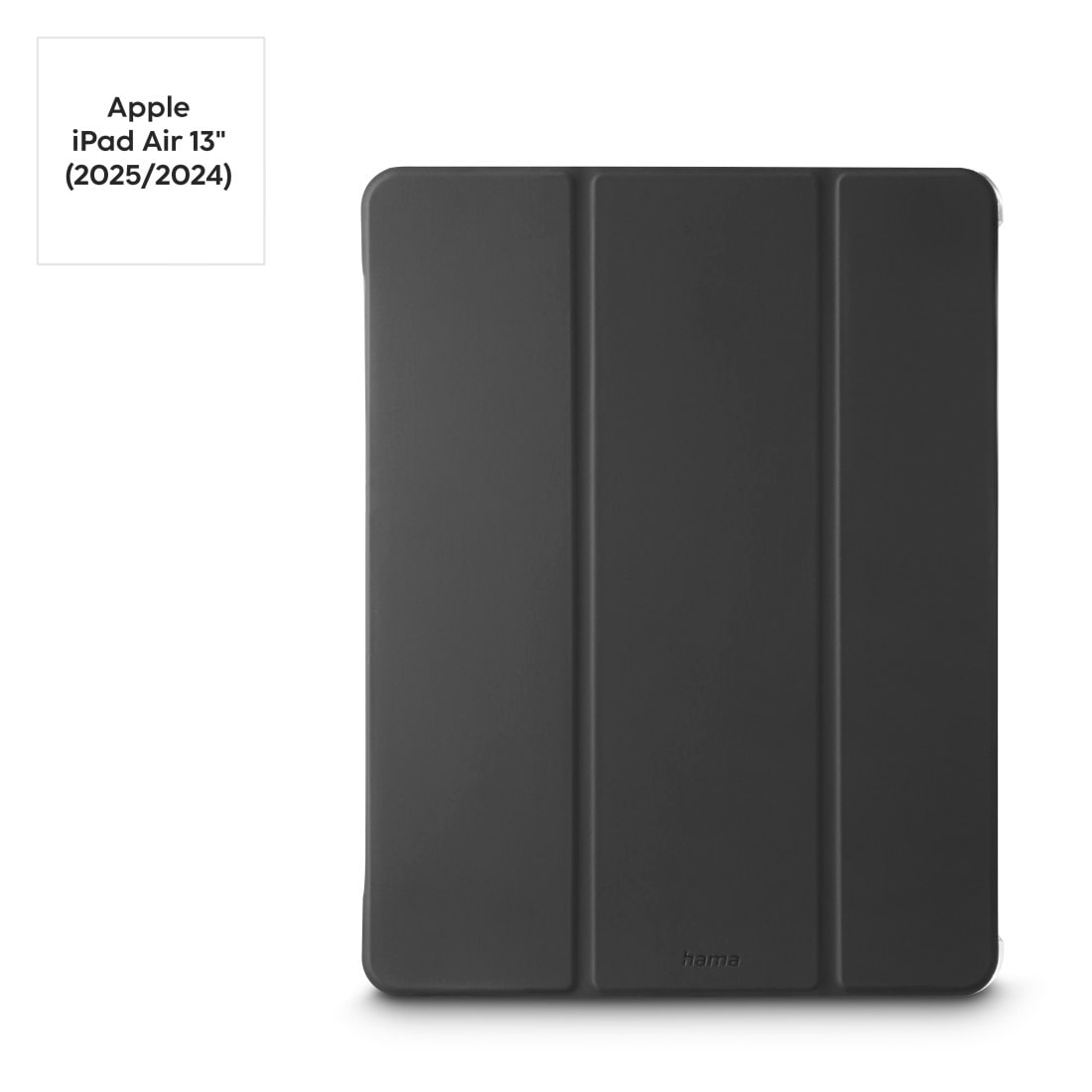 Hama Tablet-Hülle »Tablet-Hülle f. iPad Air 13", Standfunktion, transparente Rückseite« Tablet Standfunktion, transparentes Backcover, Magnetverschluss