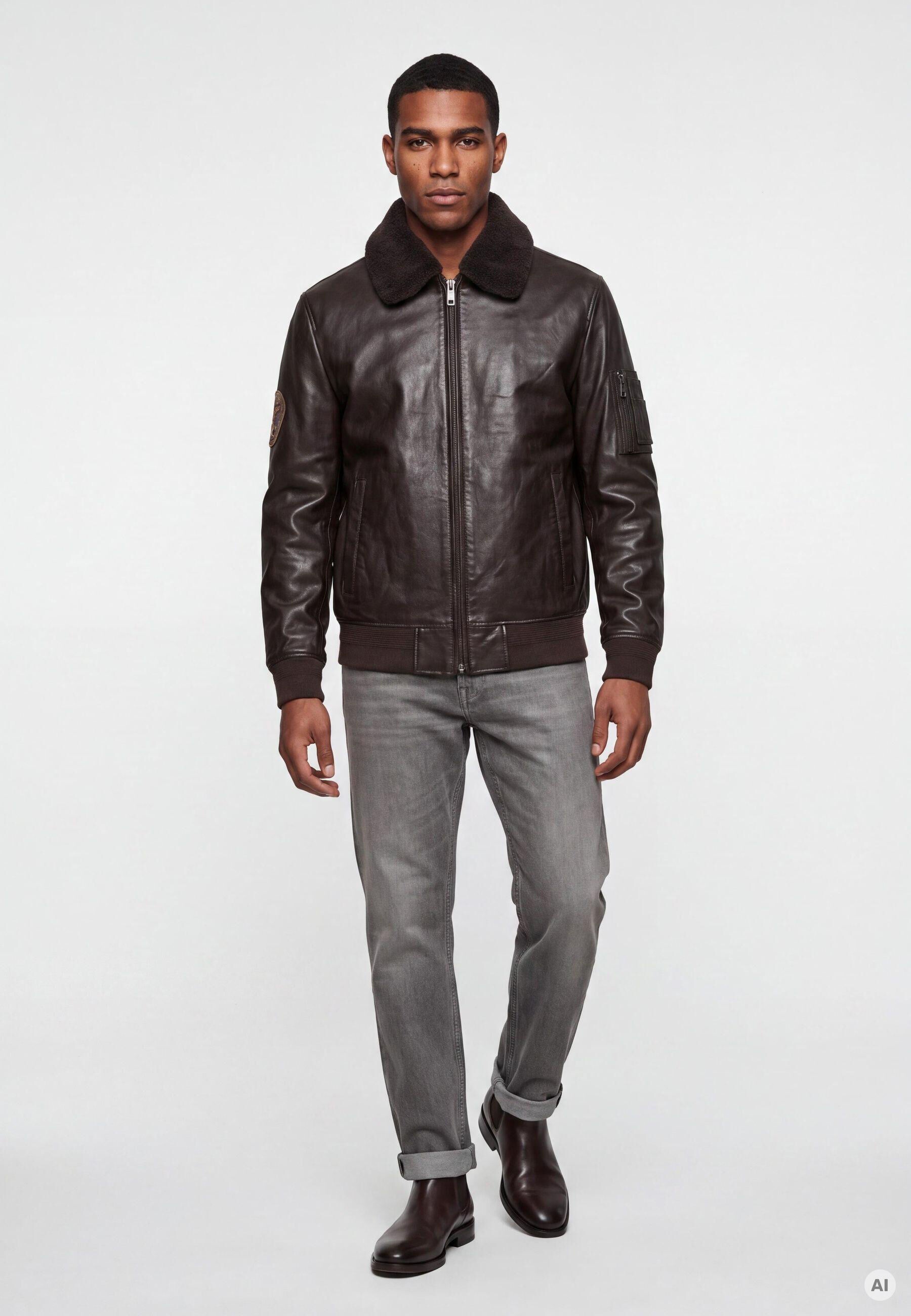 Milestone Bomberjacke »Milestone Jacke MSTom« ohne Kapuze mit „Aviator Print“