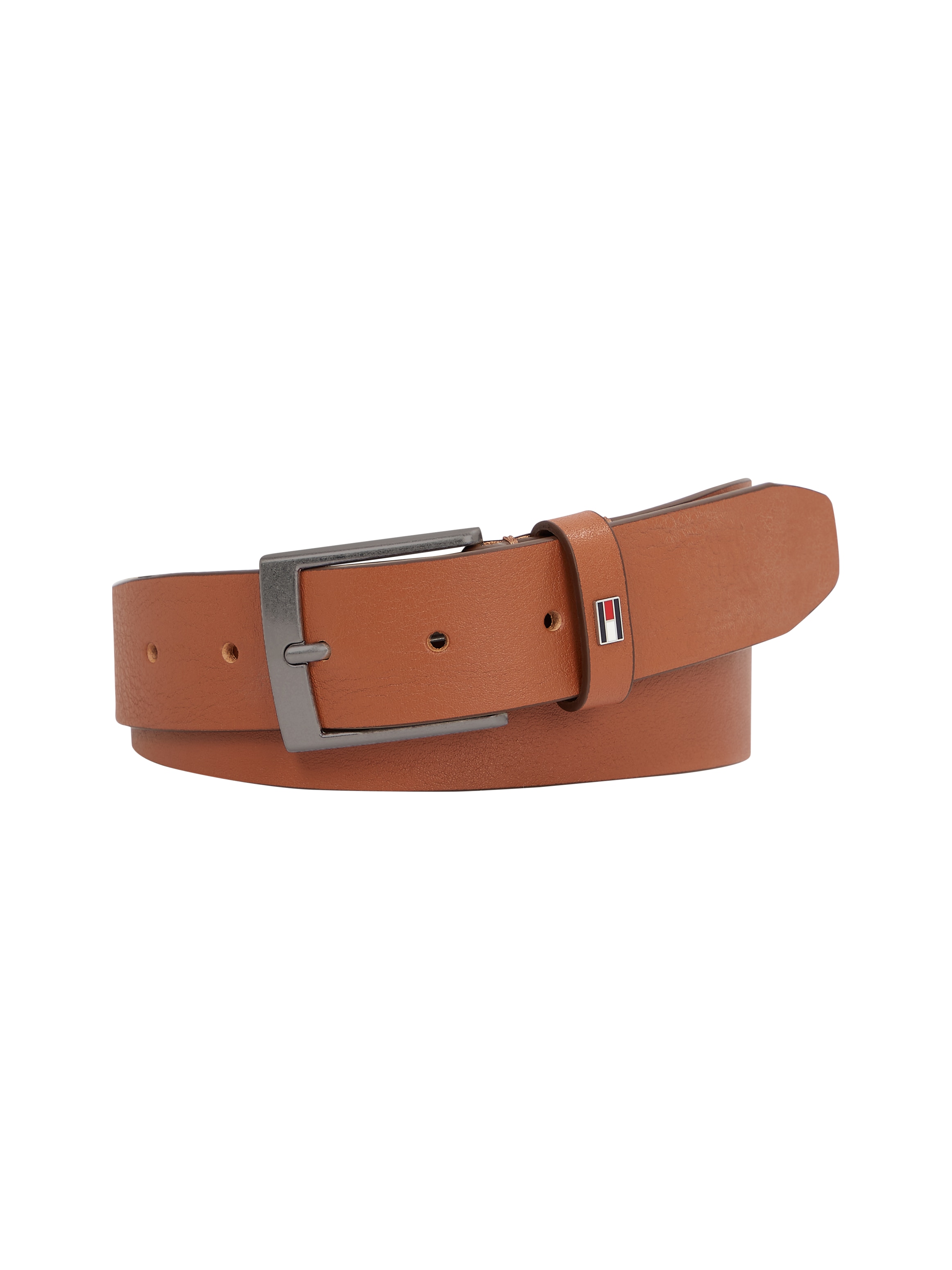 Tommy Hilfiger Ledergürtel »Adan New Leather 3,5cm«, mit Logoprägung