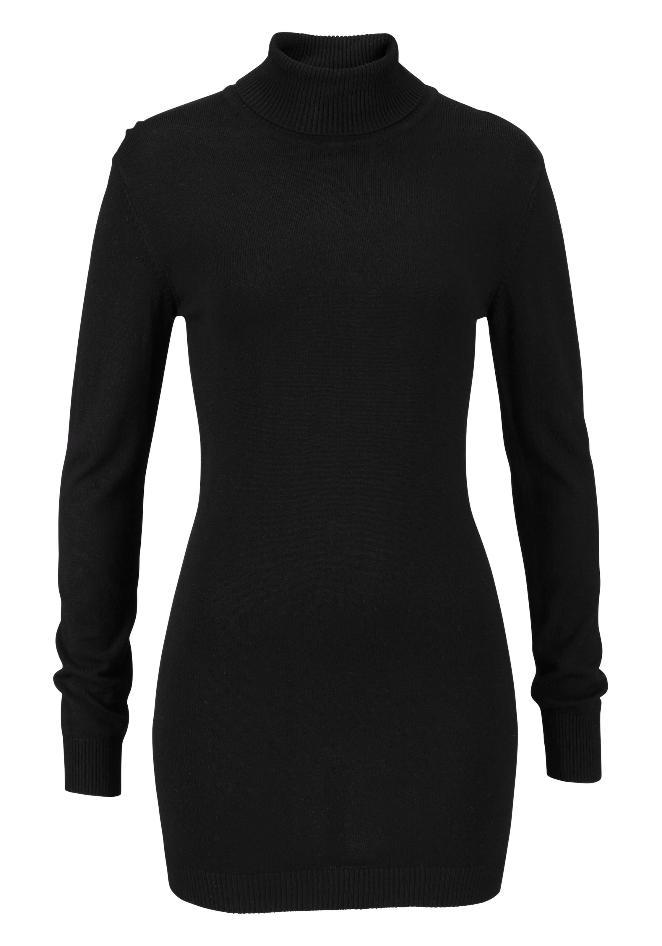 Laura Scott Rollkragenpullover, in figurbetonter Longform