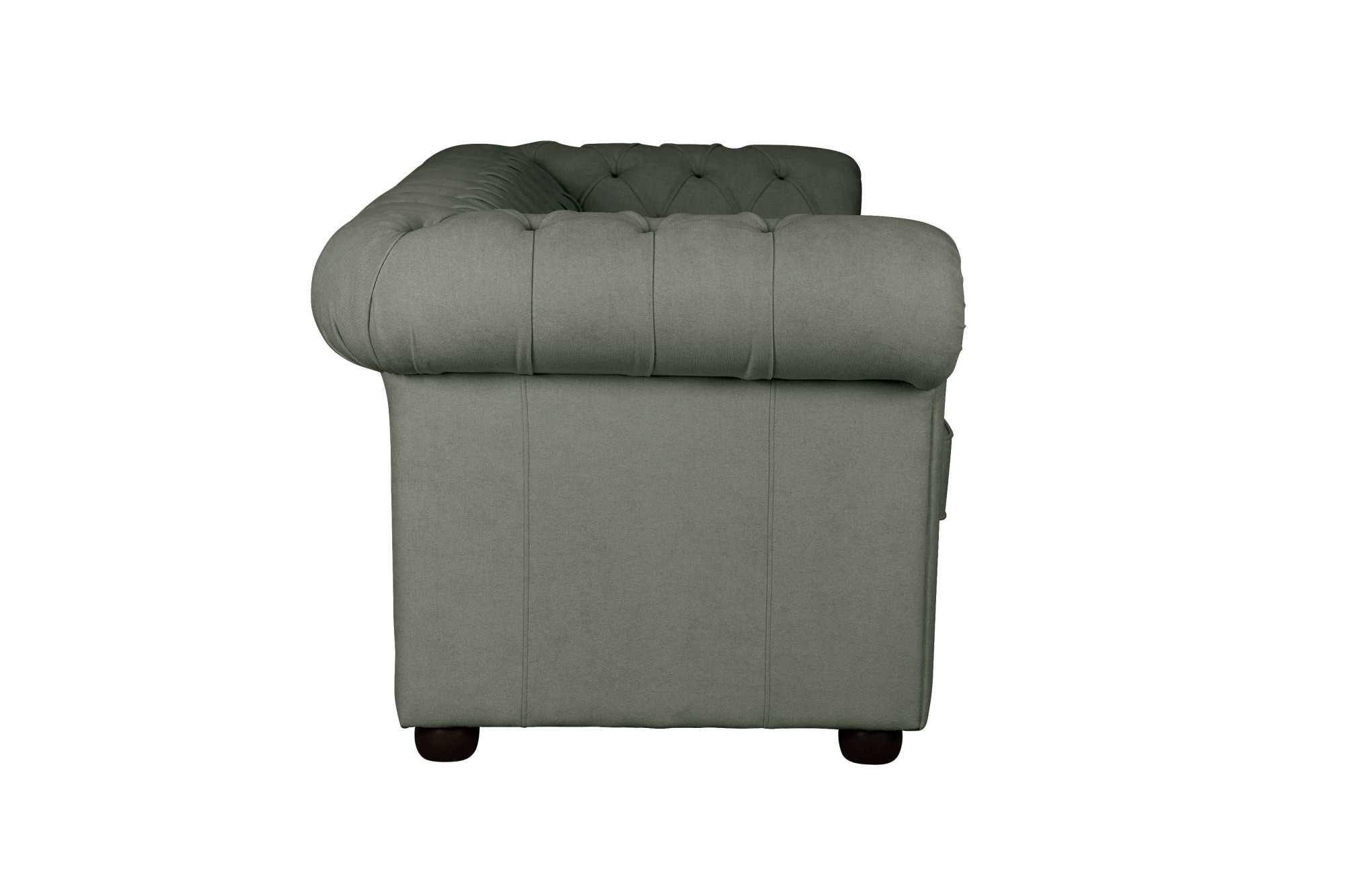 Home affaire Sessel »CHARENTE, Chesterfield, Wellenfederung, Maße B/T/H: 105/89/74 cm«, mit edler Knopfheftung und typischen Armlehnen