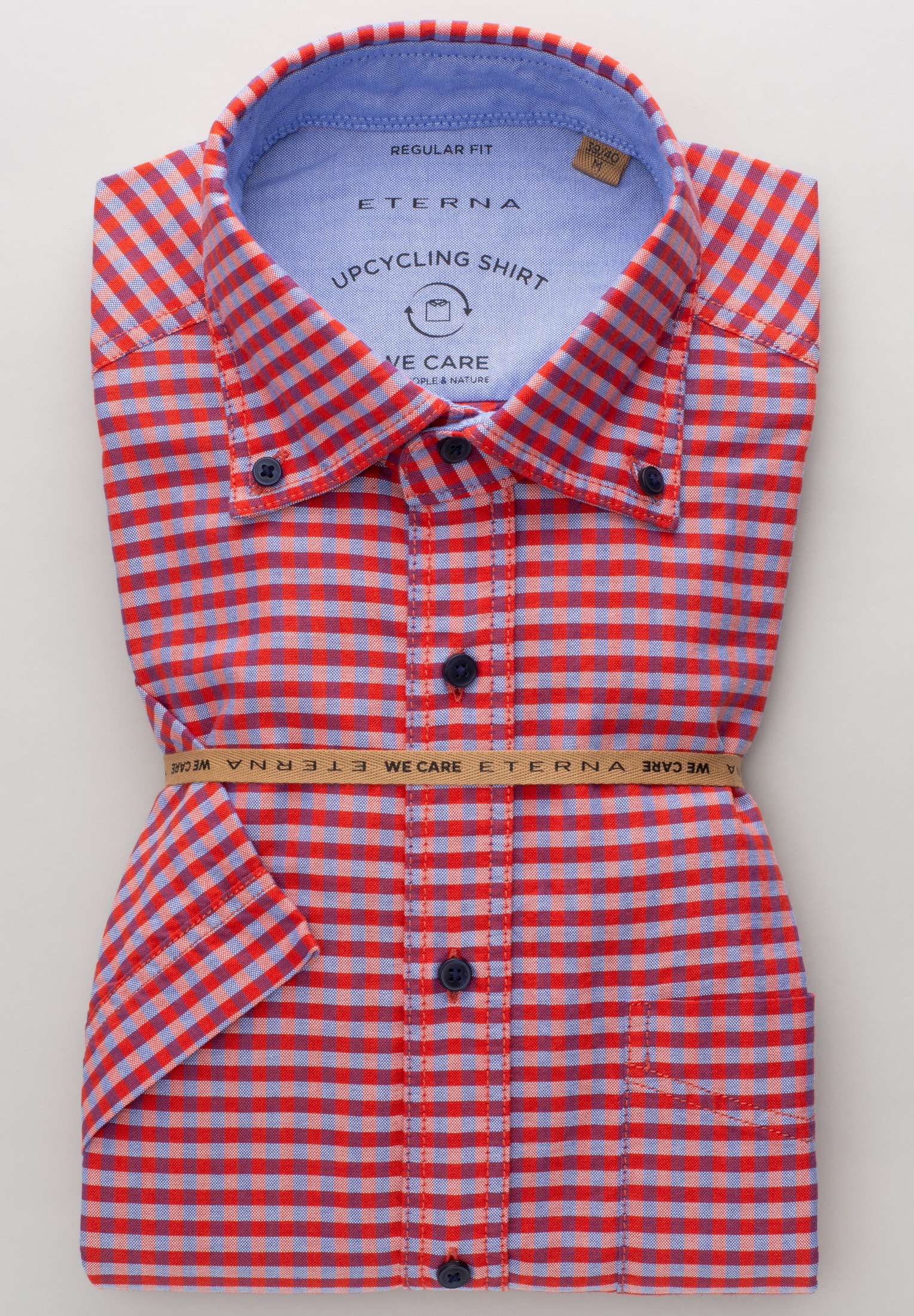 Eterna Kurzarmhemd »REGULAR FIT« EASY IRON (bügelleicht)