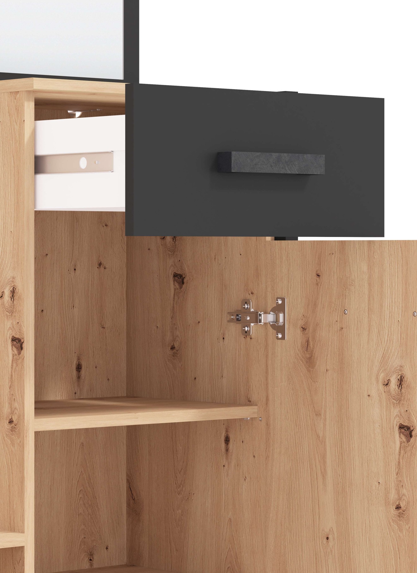 INOSIGN Garderoben-Set »Oleron Kompaktgarderobe, Flurgarderobe, Dielenschrank«, (Komplett-Set), Schrank, Schuhschrank, Wandschrank, in modernen Farben
