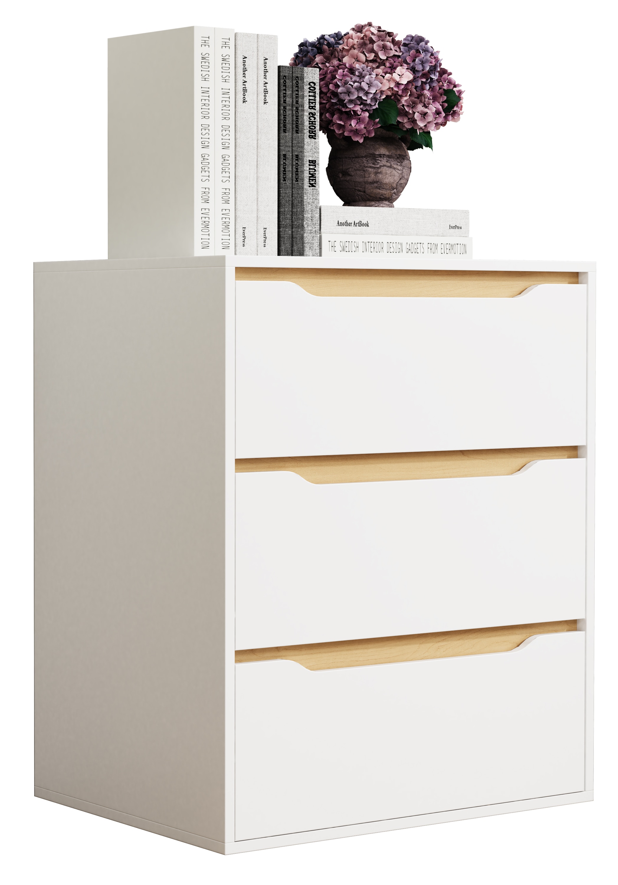 VCM Kommode »Sideboard Kommode Nachttisch Schublade Malira L« 1 Stk. tlg.