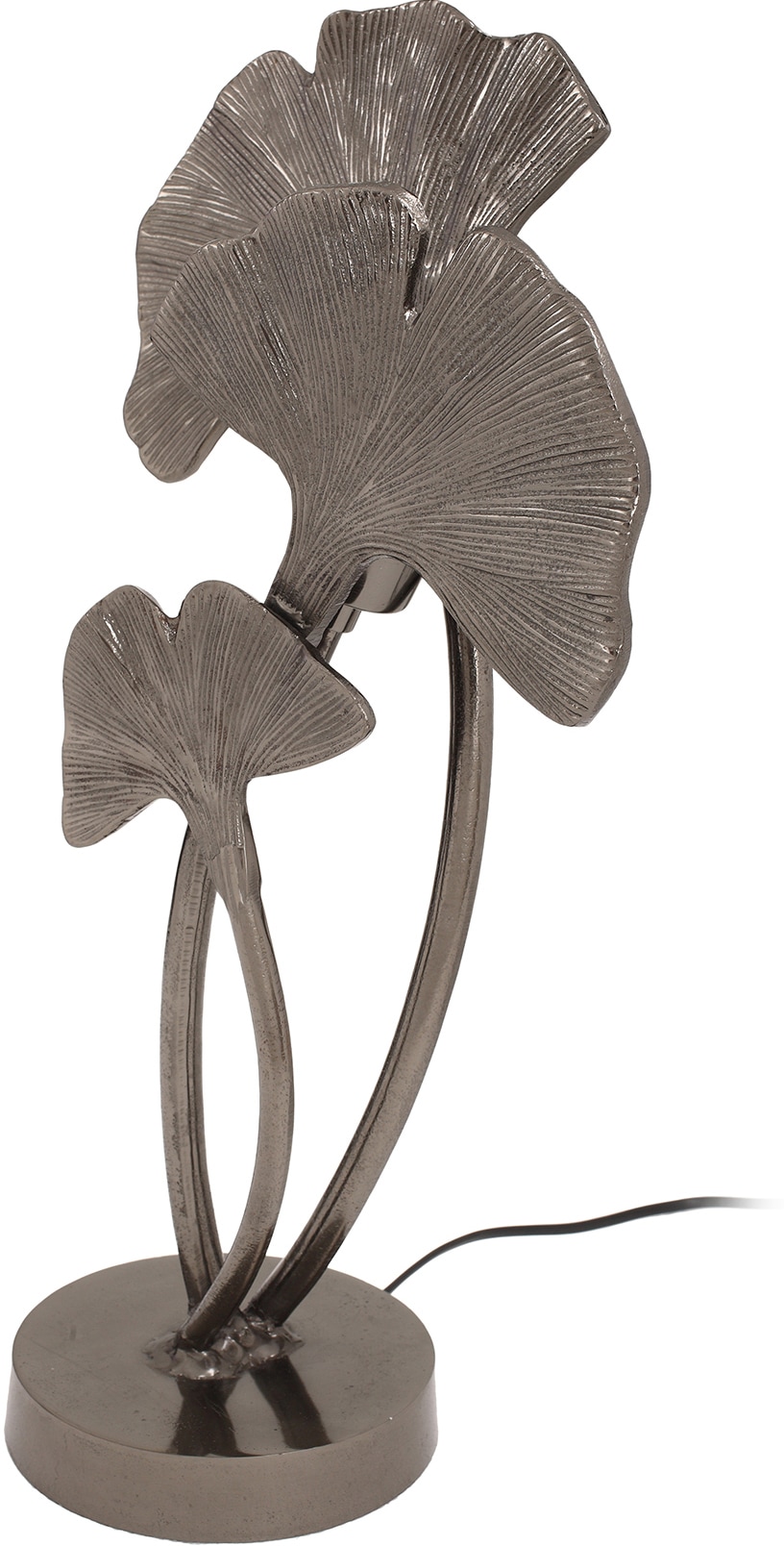 Kayoom Tischleuchte »Bailey«, 1 flammig-flammig, Dekorative Tischleuchte im Gingko-Blatt-Design, handgefertigt Metall