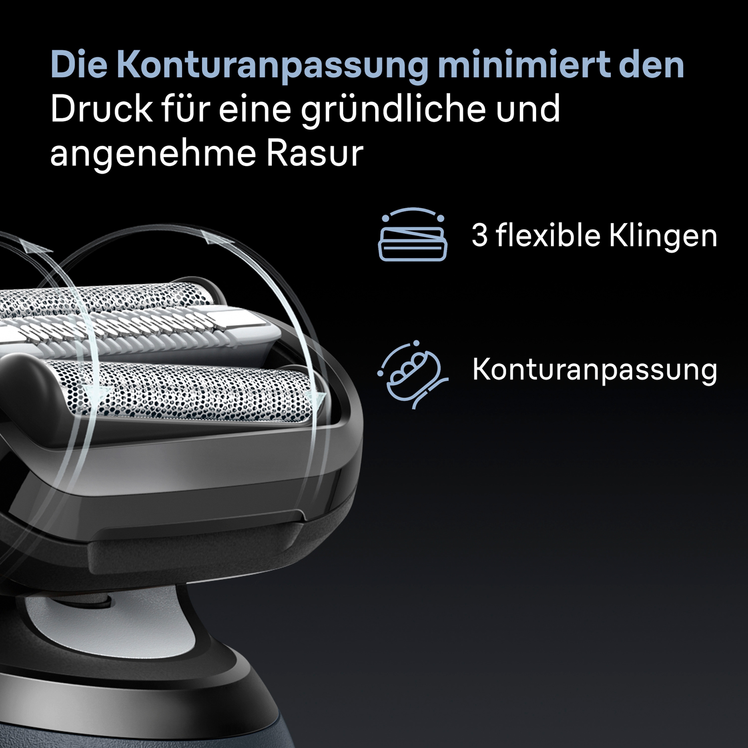 Braun Elektrorasierer »Series 6 62-B1200S«, 1 St. Aufsätze, 100% wasserdicht, Präzisionstrimmer-Aufsatz, bis zu 60 Min