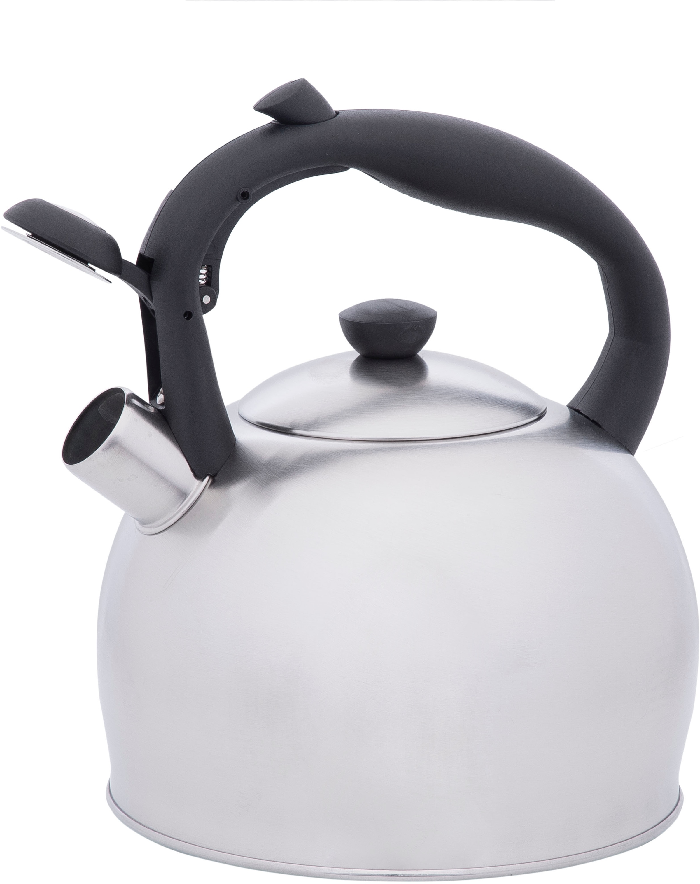 RESTO Kitchenware Wasserkessel »Perseus, Flötenkessel 3 l m. wärmespeicherndem Boden im Geschenkkarton« 1 Stk. tlg. Edelstahl