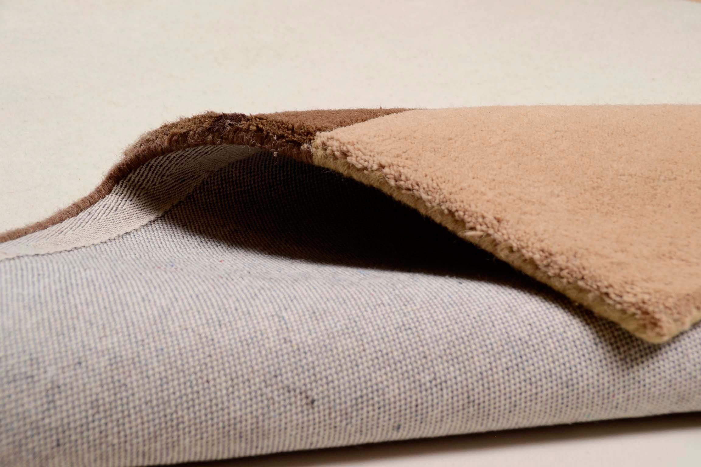 THEKO Wollteppich »Ambadi« achteckig 14 mm Höhe reine Schurwolle, handgetuftet, mit Bordüre, modern