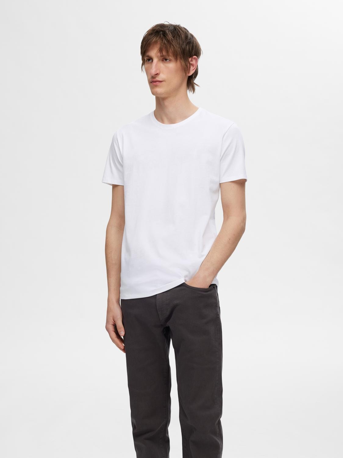 SELECTED HOMME T-Shirt »SLHROLAND SS O-NECK TEE 3-PACK NOOS«