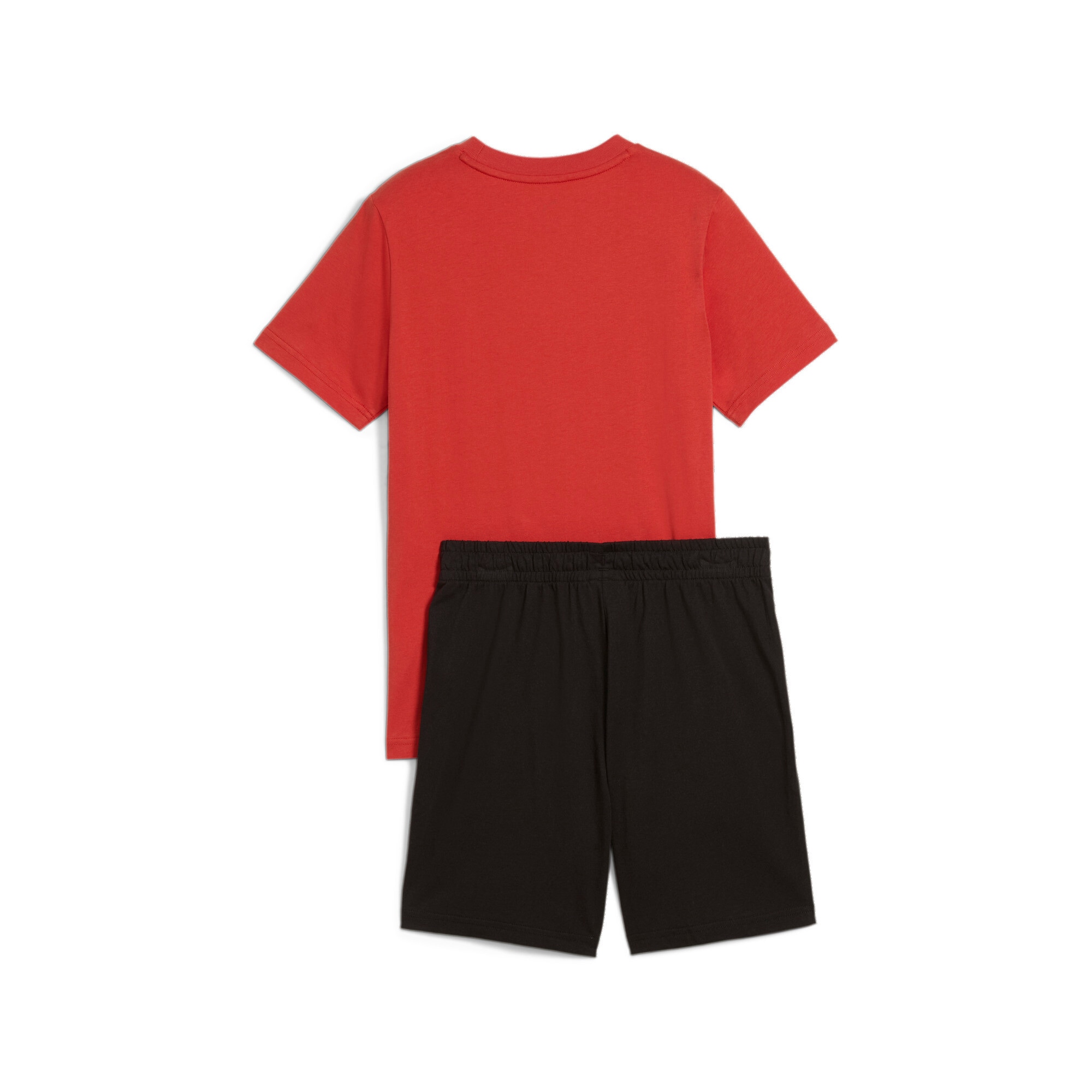 PUMA Trainingsanzug »ESS 2 COLOR NO. 1 LOGO TEE AND SHORTS SET B«, (2 tlg.)