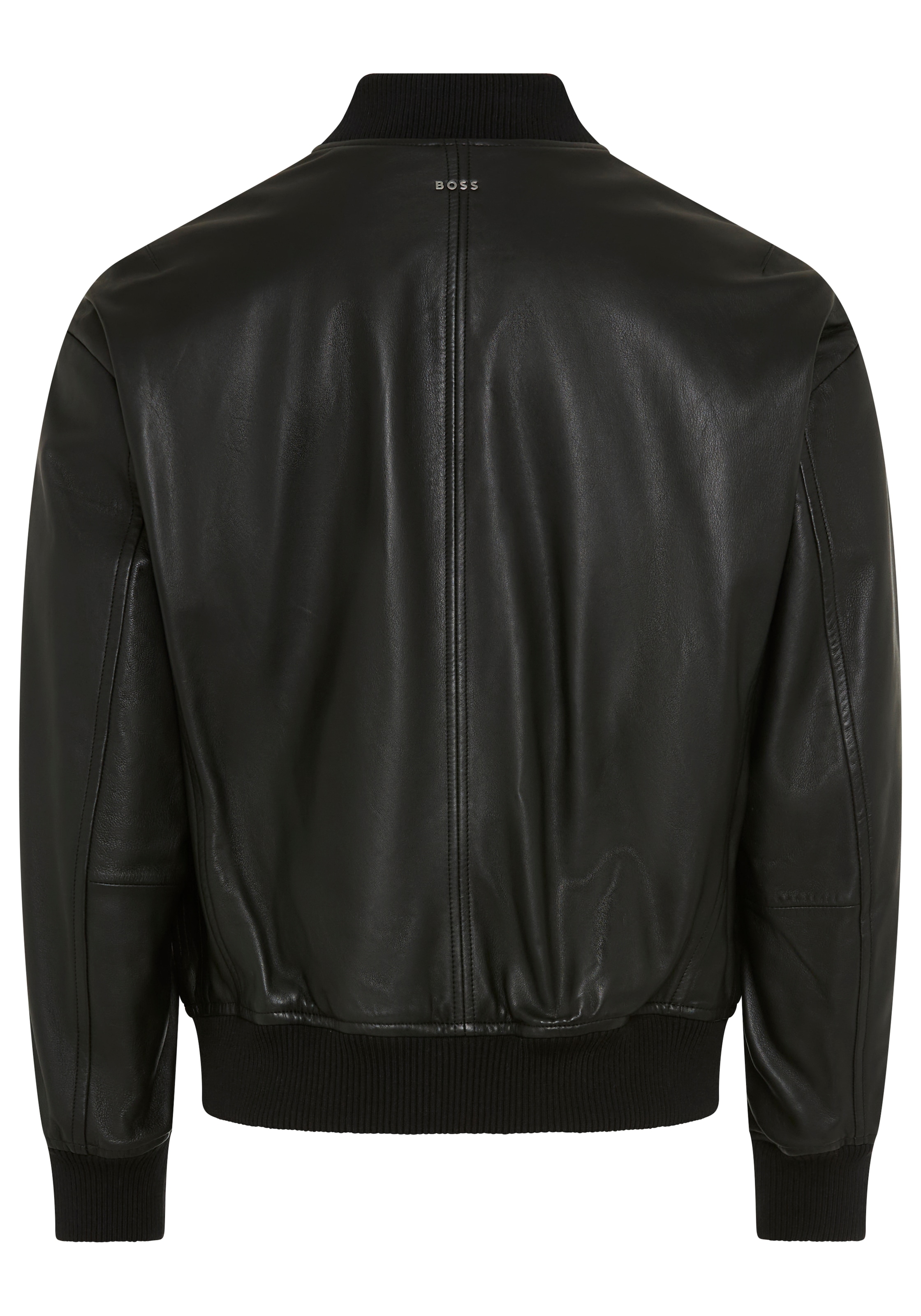 BOSS ORANGE Lederjacke »Jokans« Bomberjacke aus Nappaleder, Regular Fit