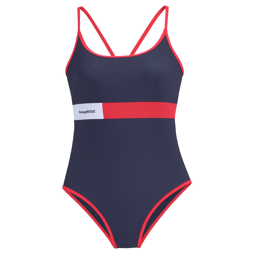 KangaROOS Badeanzug »Energy«, in sportlichem Design und mit Logo-Schriftzug