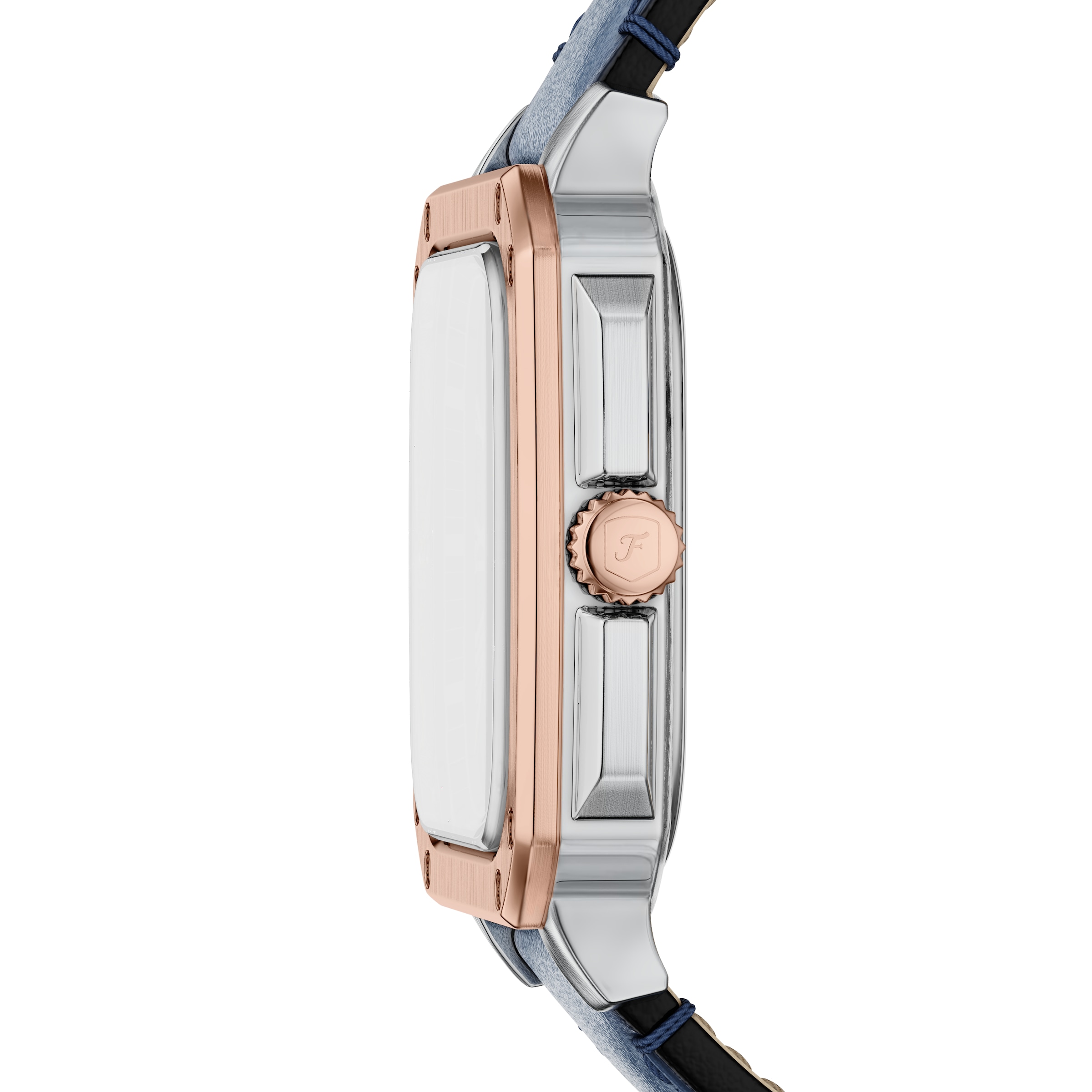 Fossil Quarzuhr »Crosby« Armbanduhr, Herrenuhr, Lederarmband, analog, Tag