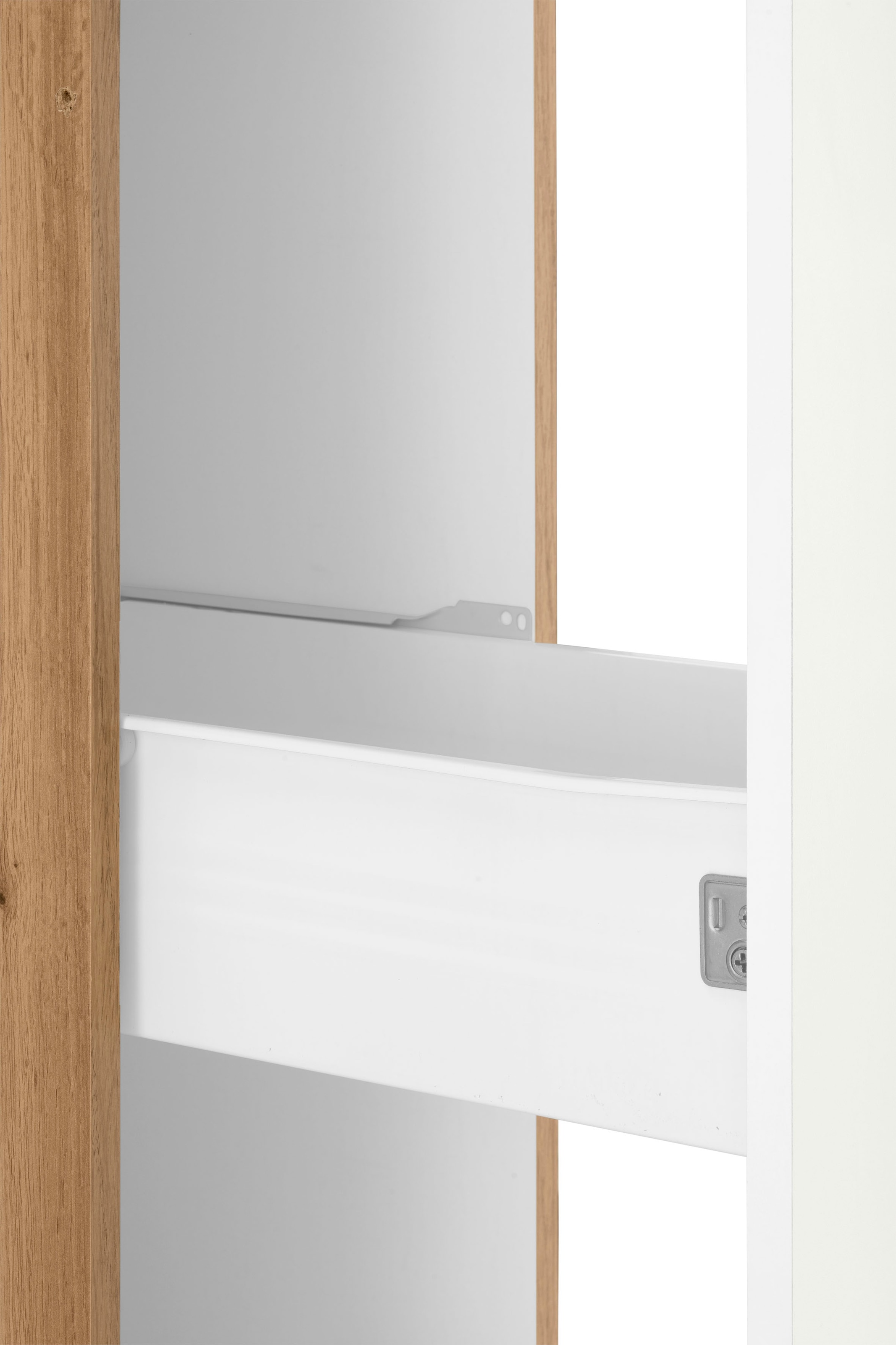 KOCHSTATION Apothekerschrank »KS-Colmar« 30 cm breit, 165 cm hoch, mit 3 Ablagen, mit Metallgriff