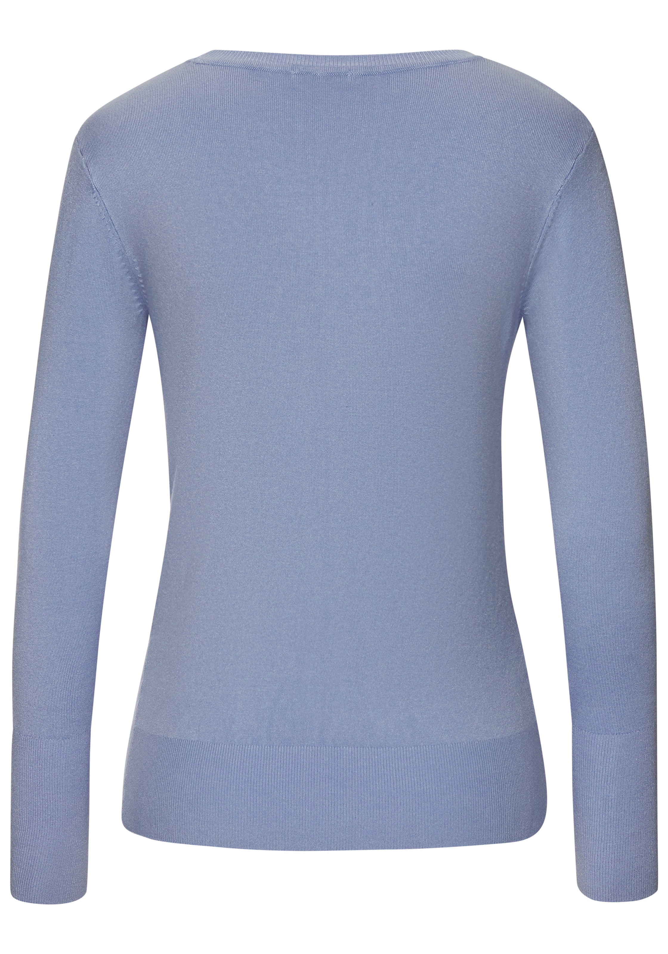 Vivance V-Ausschnitt-Pullover, in taillierter Form, weicher Strickpullover, Basic, klassisch