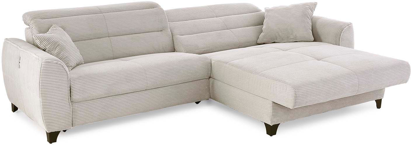 Jockenhöfer Gruppe Ecksofa »Double One L-Form«, mit 2x 120cm breiten, elektromotorischen Relaxfunktionen