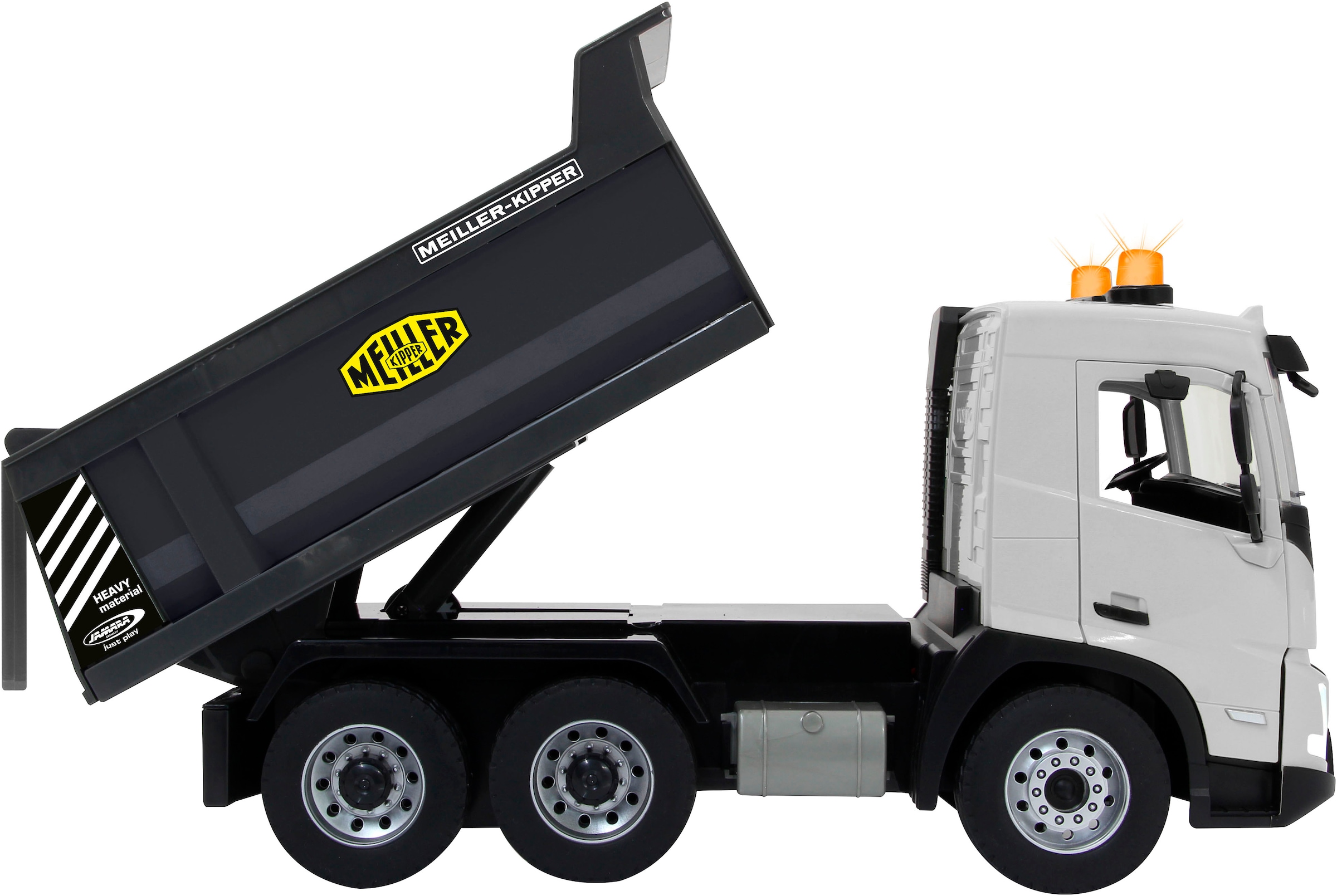 Jamara RC-Auto »Muldenkipper Volvo FMX Meiller 2,4GHz«, mit LED Beleuchtung