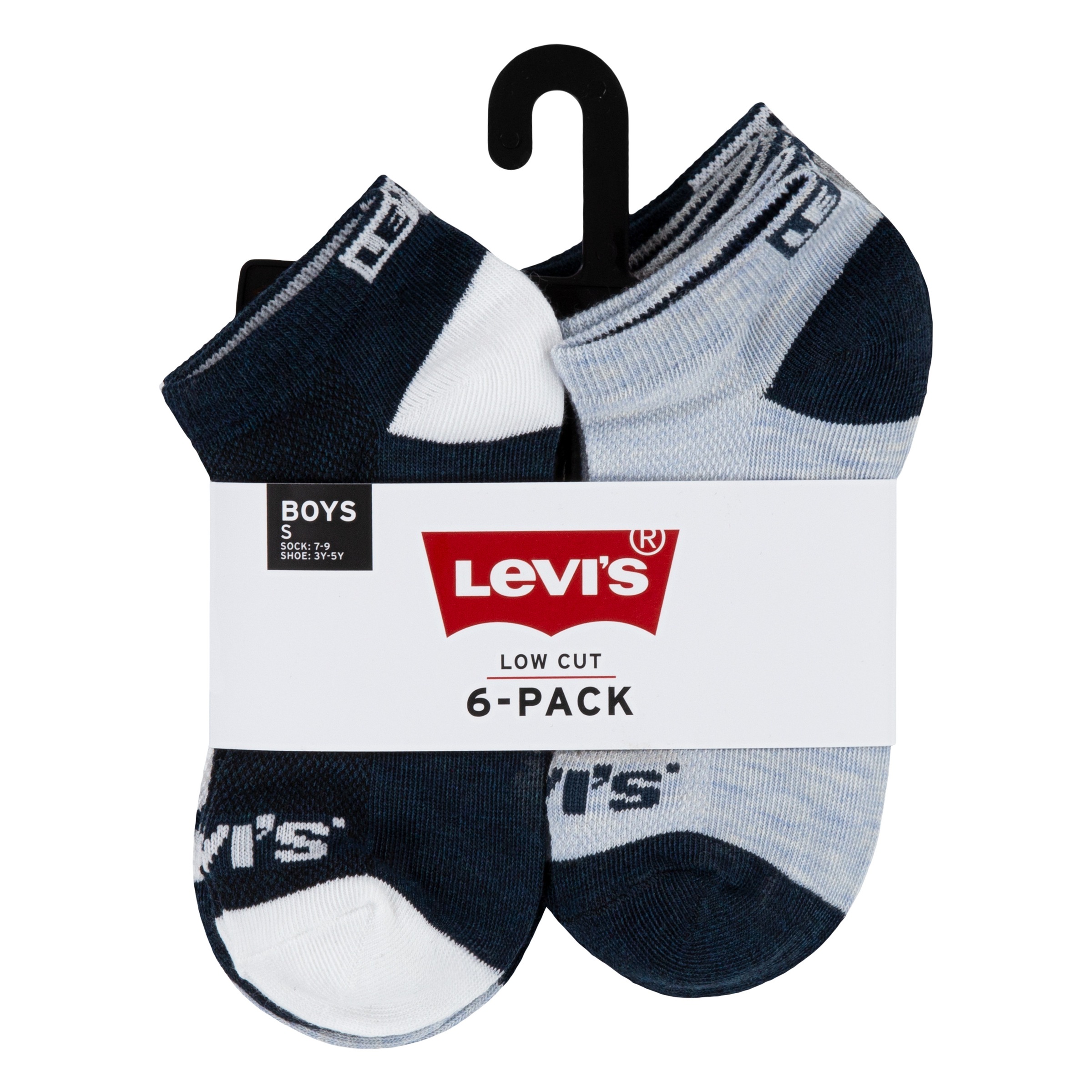 Levi's® Kids Kurzsocken »LHN BOX TAB LOW CUT 6PK MarkeL« Packung, 6 Stk. tlg. UNISEX