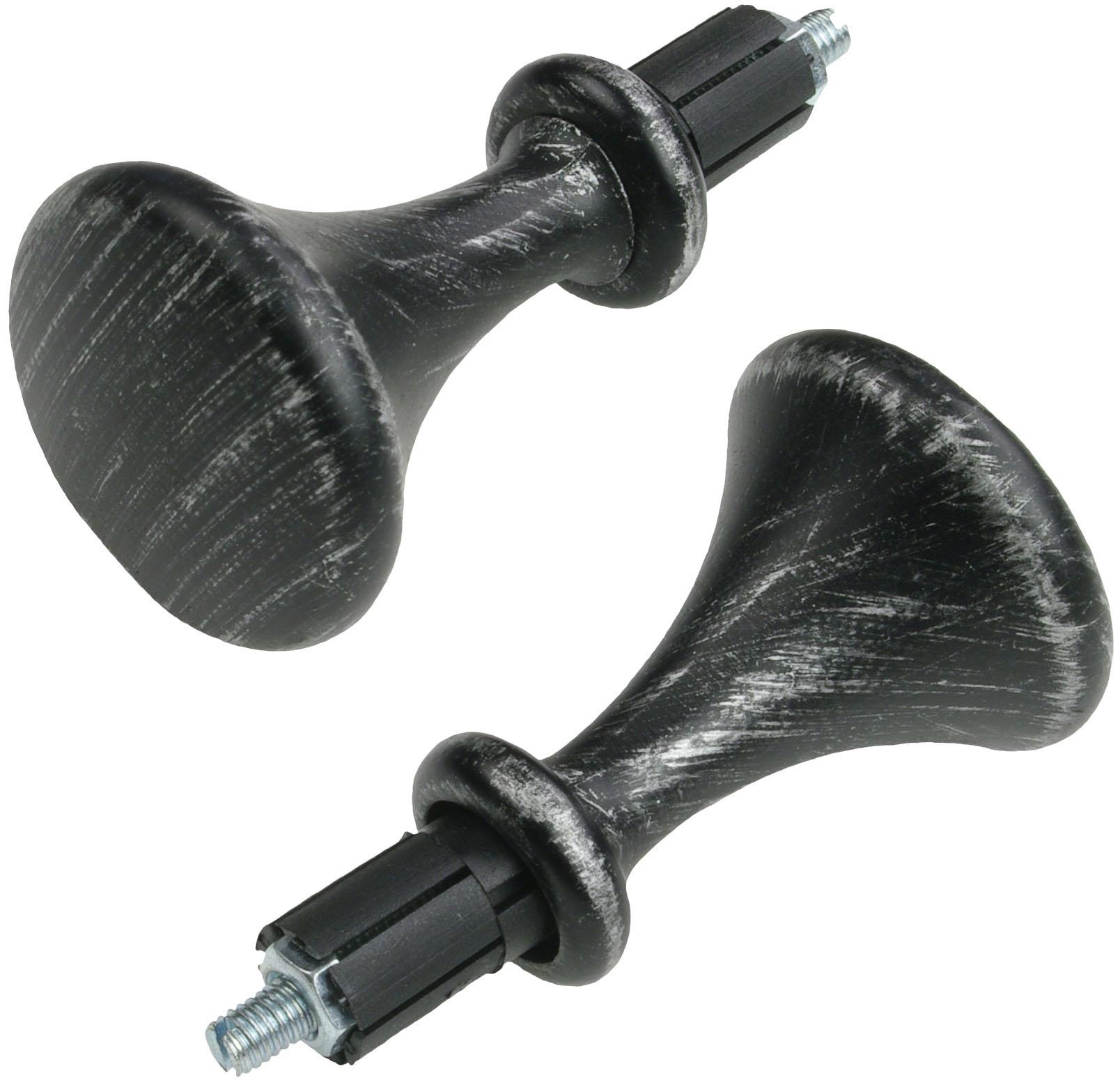 Liedeco Gardinenstange »Esp Kegel«, 2 läufig-läufig, Fixmaß, 2-läufig im Fixmaß Ø 16 mm
