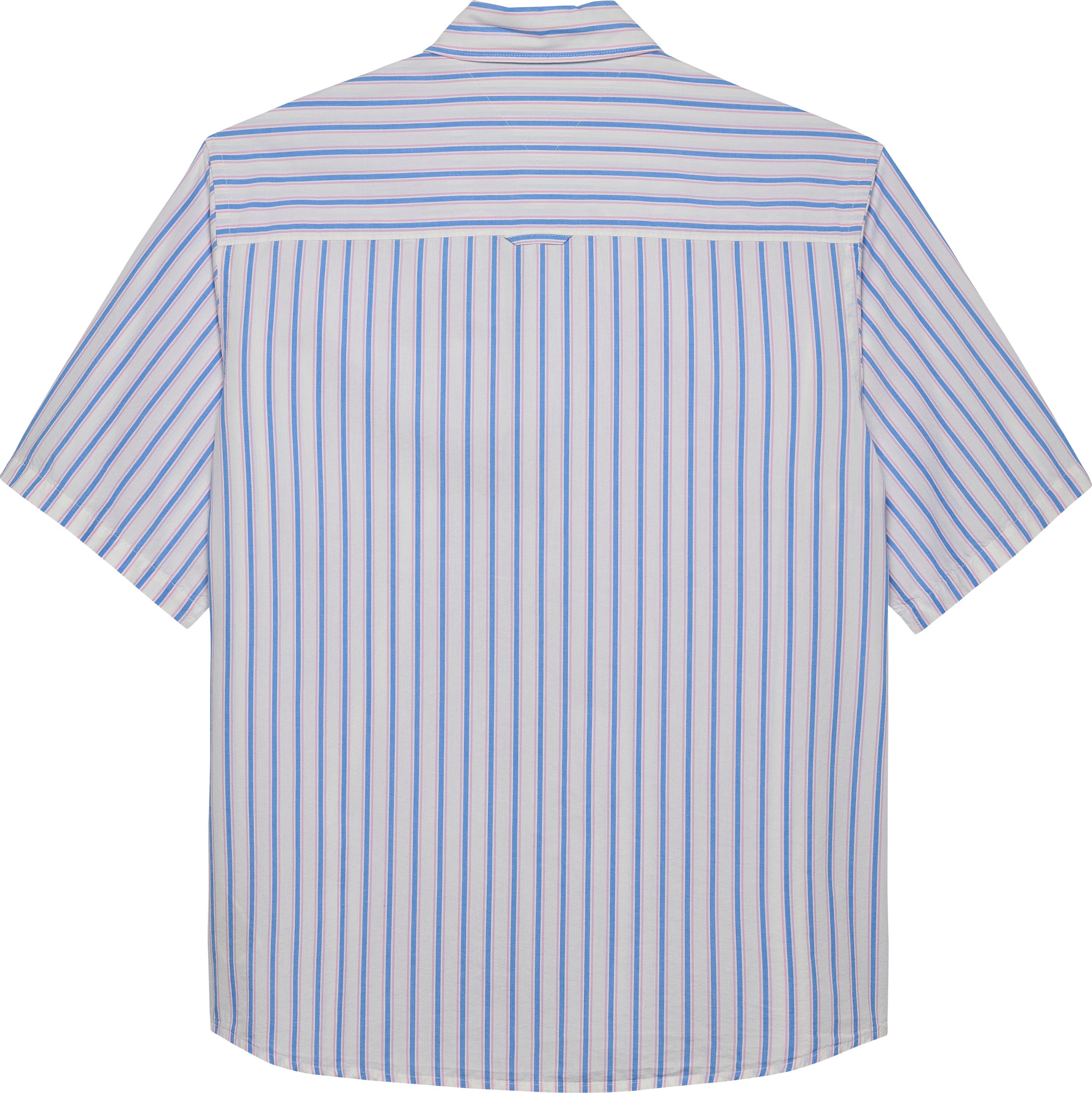 Tommy Jeans Kurzarmhemd »TJM POPLIN RLX SS SHIRT EXT«, Mit Rundhalsausschnitt