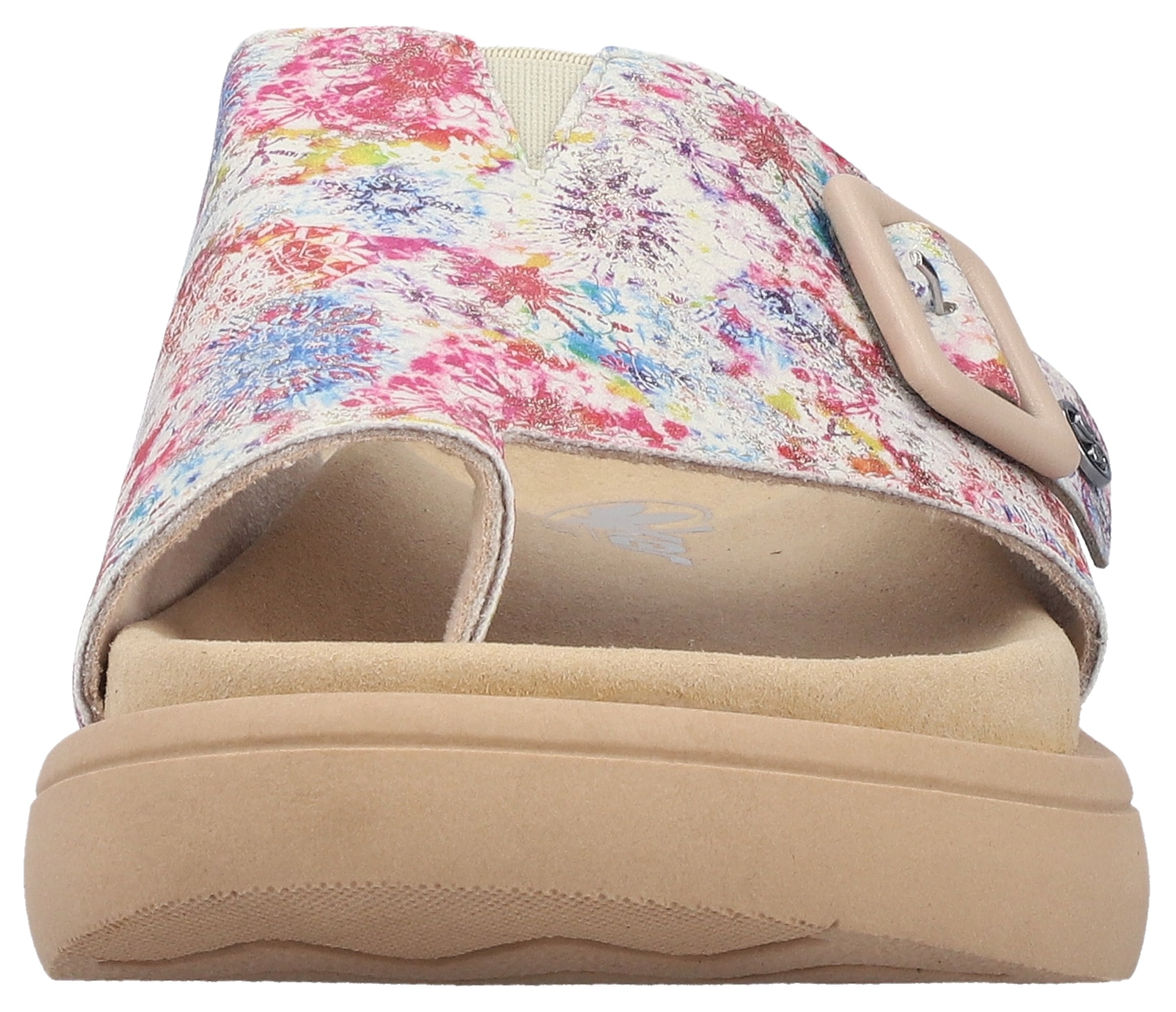 Rieker Zehentrenner  Pantolette, Sommerschuh, Hausschuh zum Schlupfen