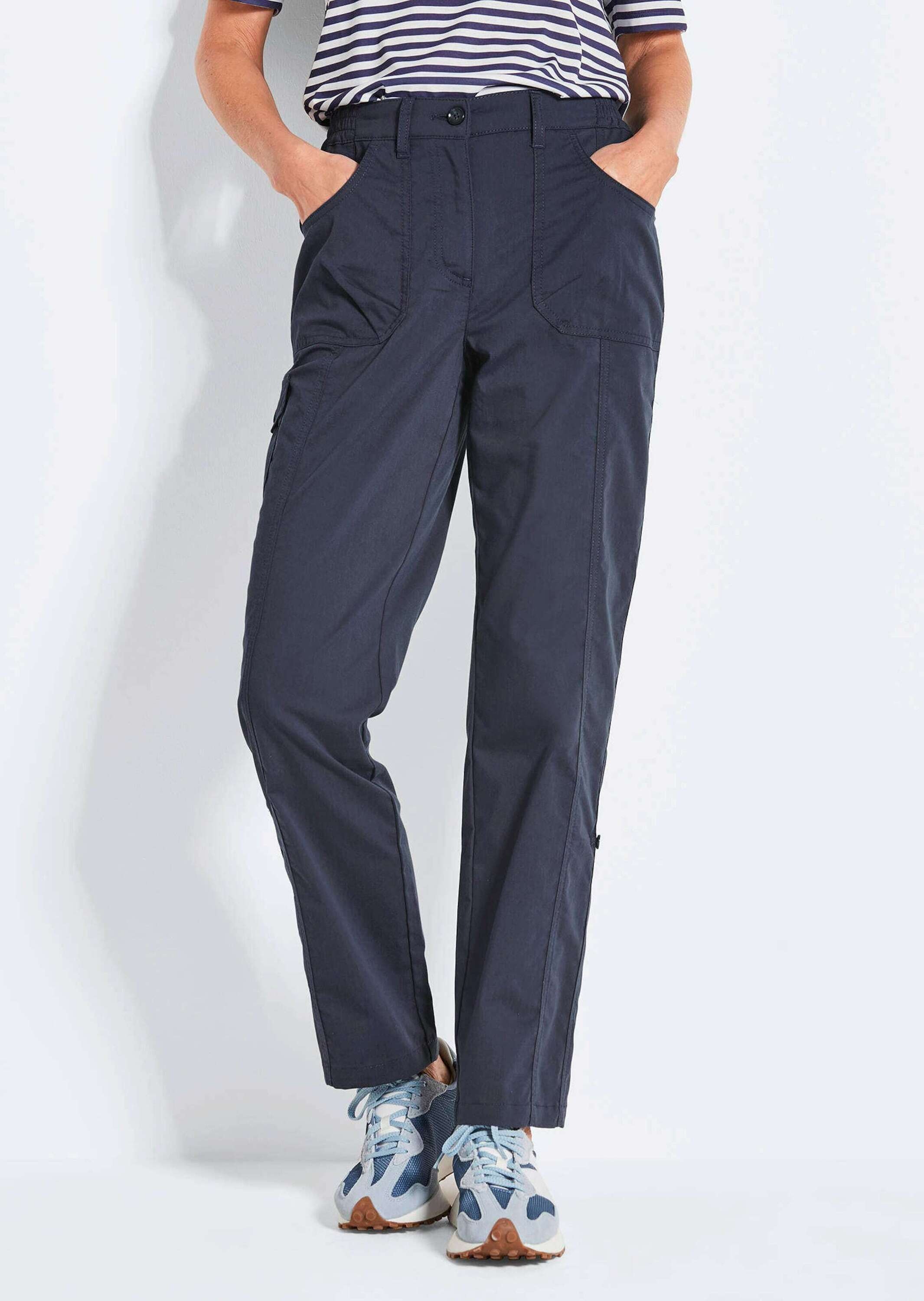 GOLDNER Stoffhose »Kurzgröße Krempelbare Hose mit Funktion«