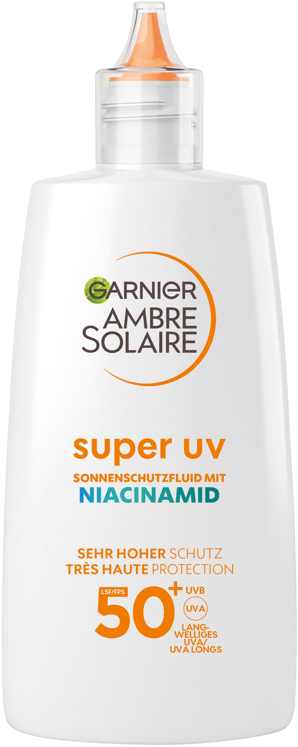 GARNIER Sonnenschutzfluid »Garnier Sonnenschutzfluid Niacinamid LSF50+«, mit Niacinamid und Zink