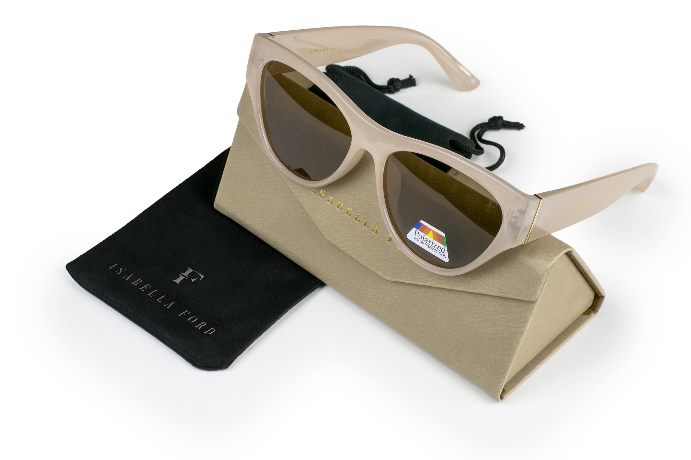 ISABELLA FORD Sonnenbrille »FA11-03« Glas 0,74 mm, polarisierte Gläser, UV400, CAT3.0