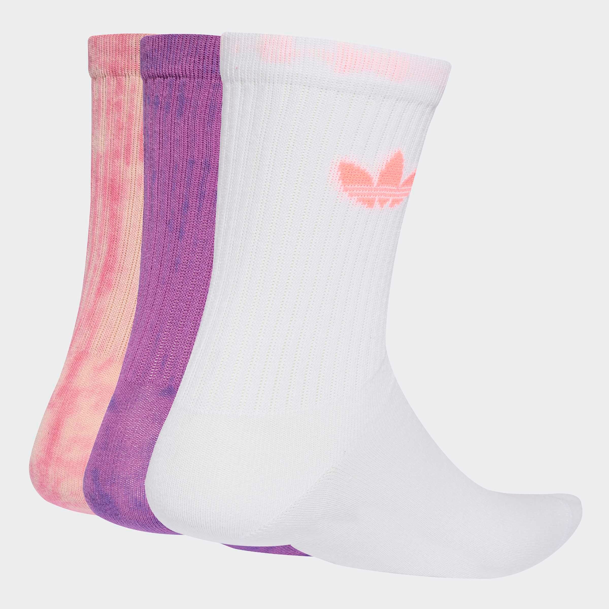 adidas Originals Sportsocken »TIE DYE CR S 3P« 3 Paar tlg. für sportive Aktivitäten und Laufen, mit Batikfärbetechnik