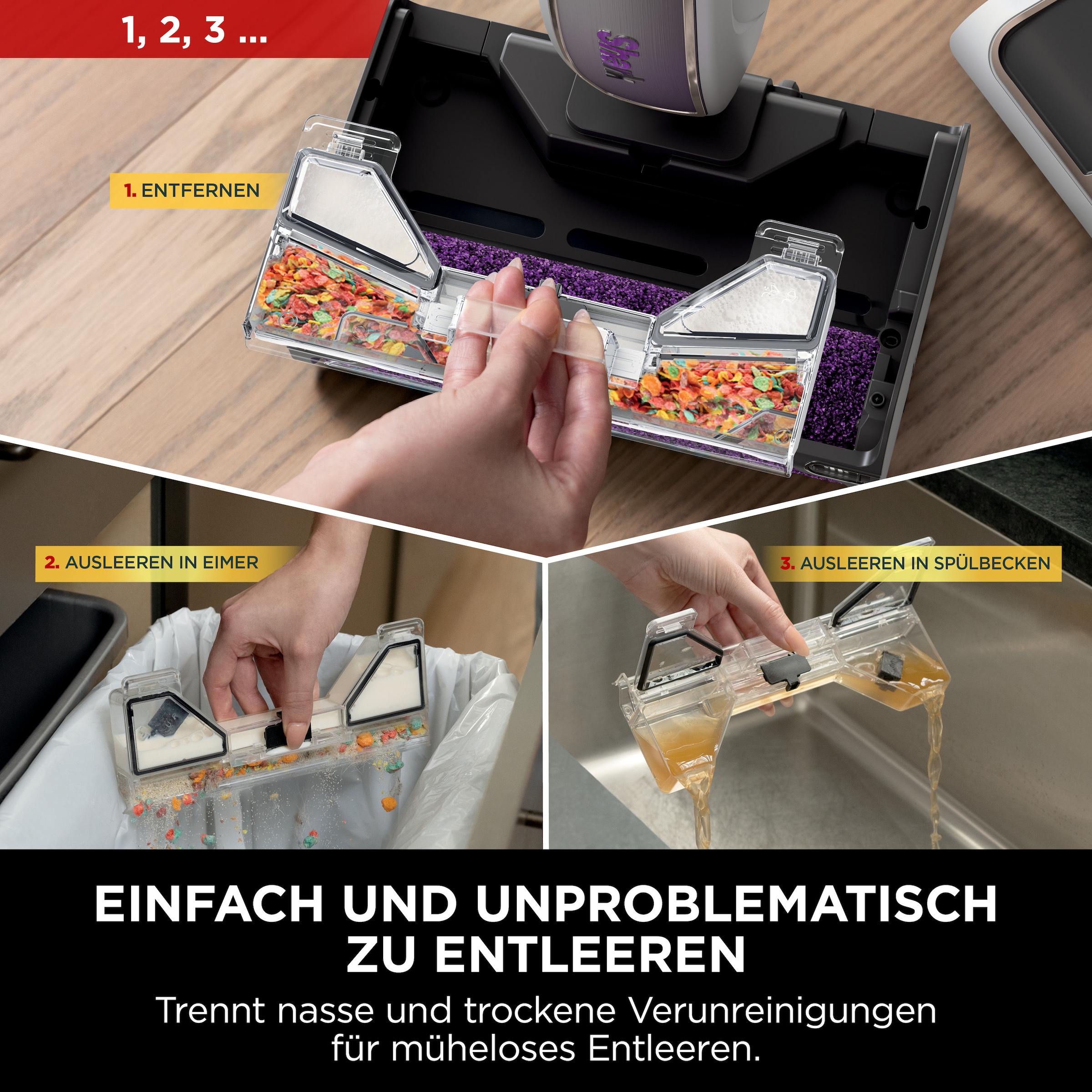 Shark Dampfreiniger »SteamPickUp SD200EU«
