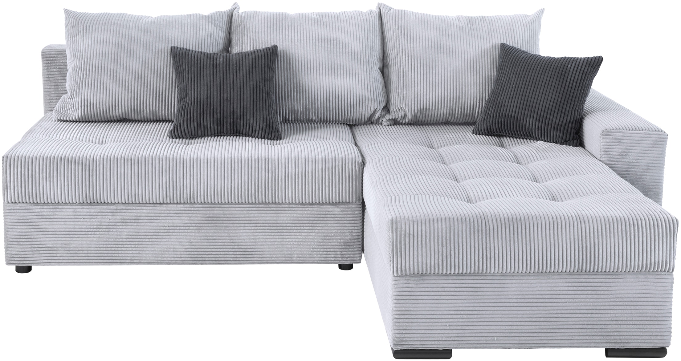 COLLECTION AB Ecksofa »Josy L-Form«, mit Bettfunktion und Bettkasten, Federkern