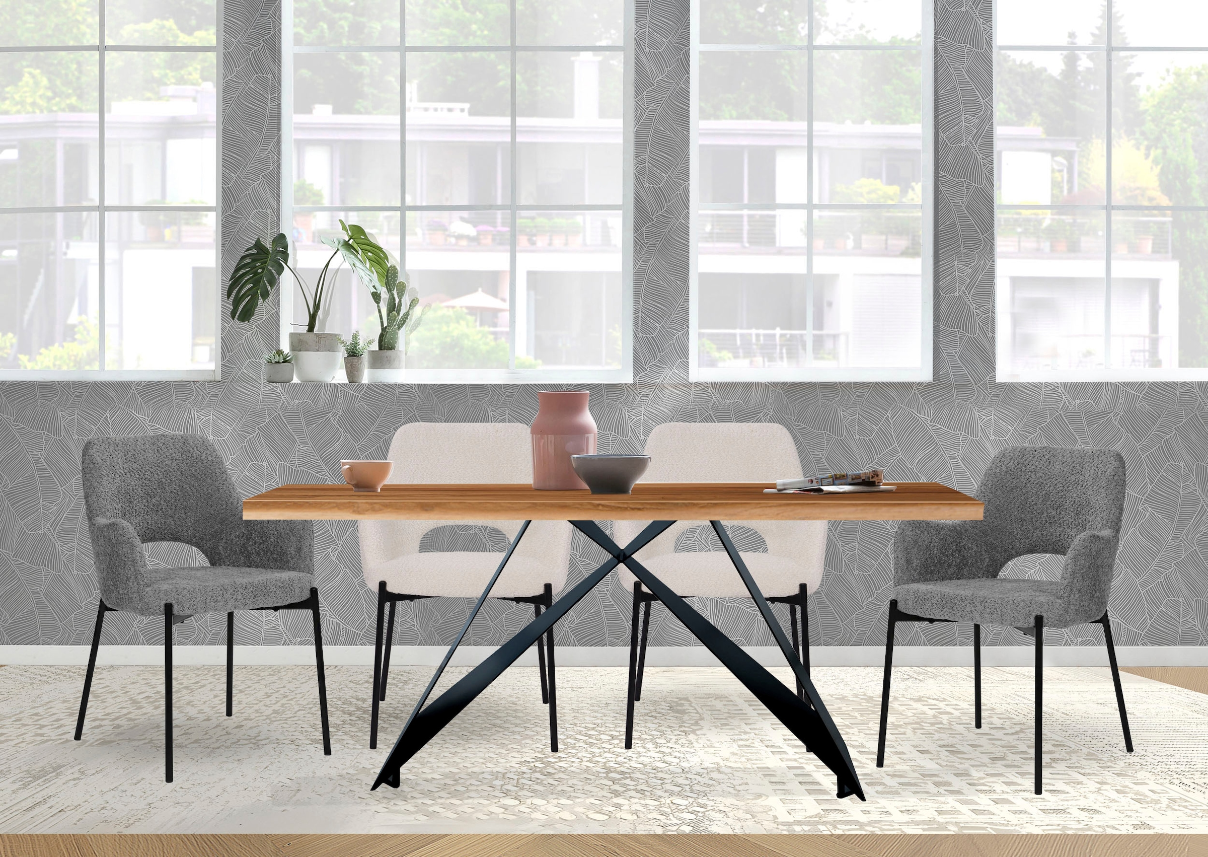 SIT Esstisch 1 Stk. tlg. Cross Base Gestell