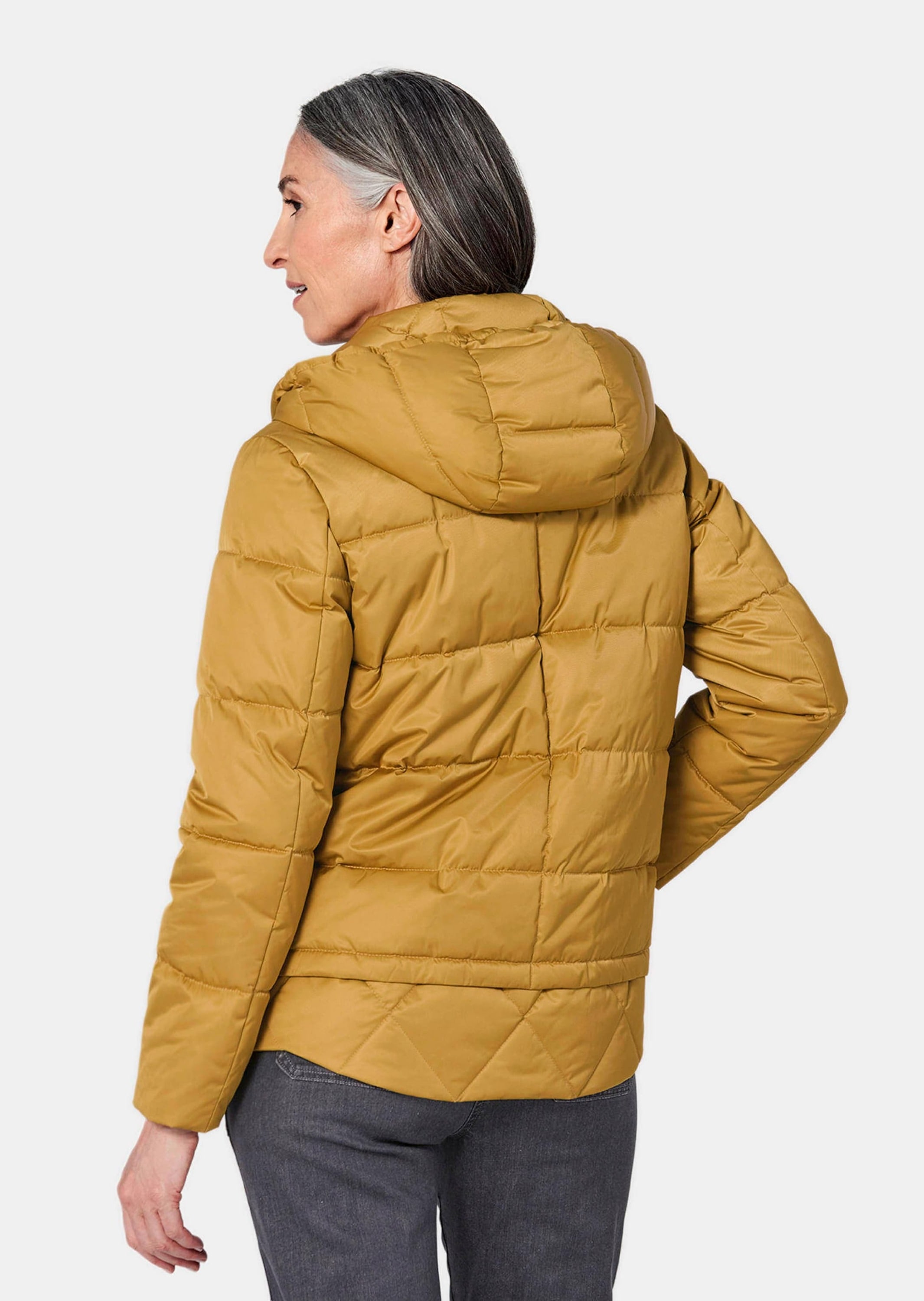 GOLDNER Kurzjacke »Steppjacke Steppjacke mit Kapuze«
